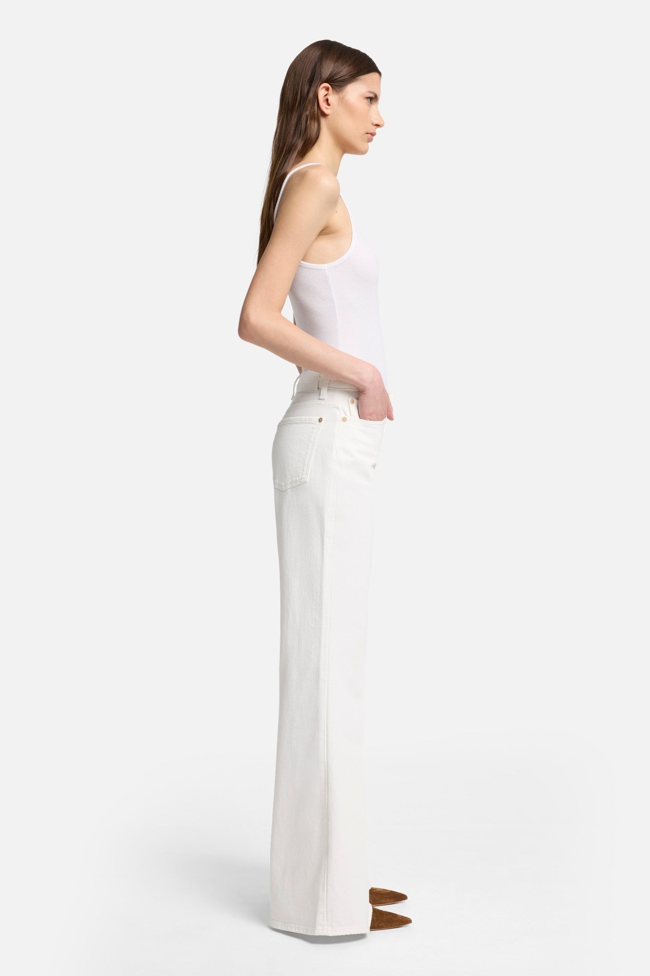 7-for-all-mankind-retro-flare-jeans-in-milky-way image 6