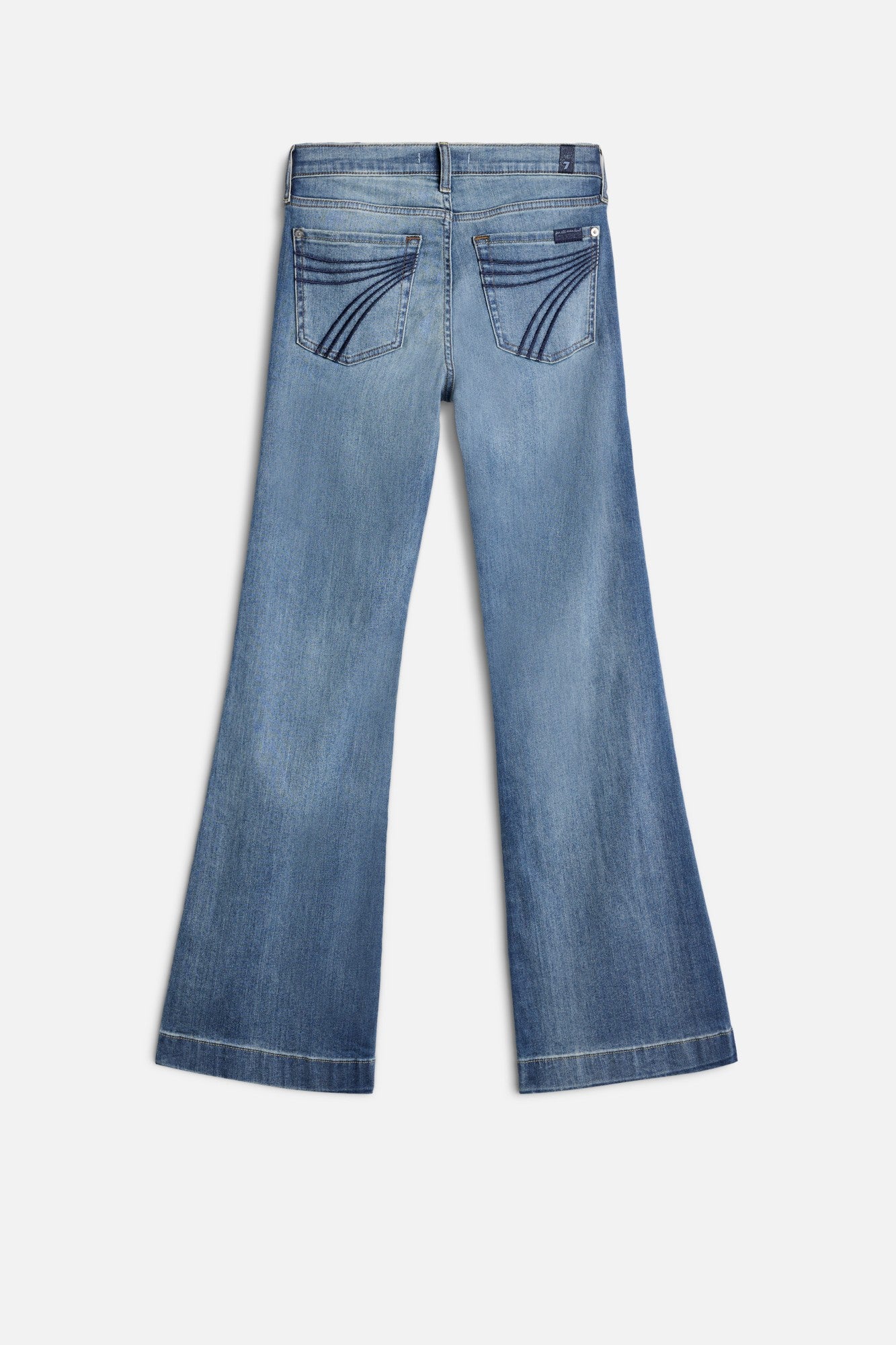 7-for-all-mankind-tailorless-dojo-damen-jeans-distressed-authentic-light image 1