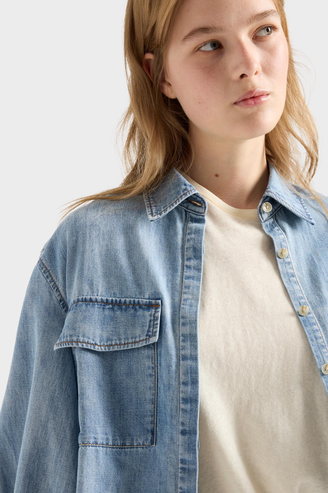 7-for-all-mankind-langarm-regular-hemd-denim-loft-damen image 4