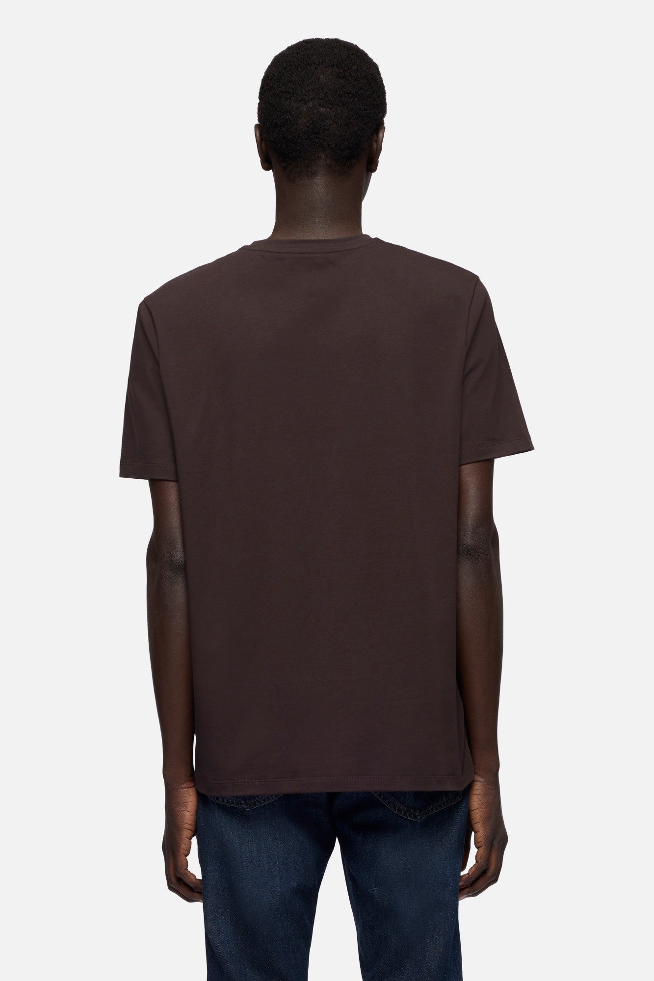 7-for-all-mankind-tee-luxe-performance-t-shirt-espresso-braun-herren image 5