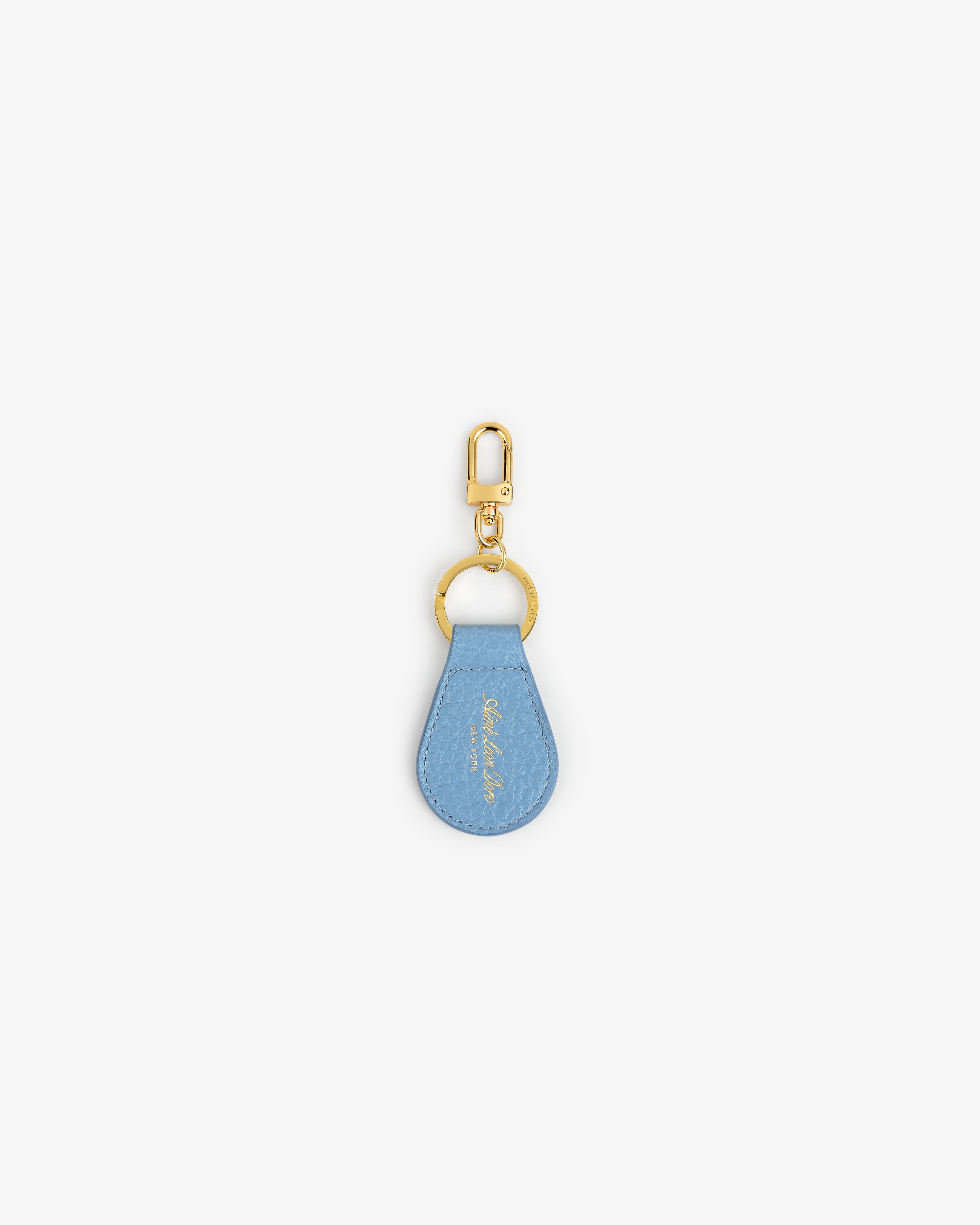 aim-leon-dore-tumbled-leather-key-fob-blue-schl-sselanh-nger-aus-kalbsleder image 3