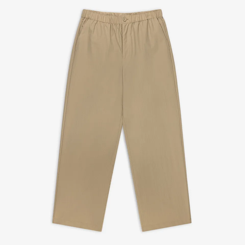aim-leon-dore-relaxed-cotton-trouser-stoffhose-tan-straight-fit image 1
