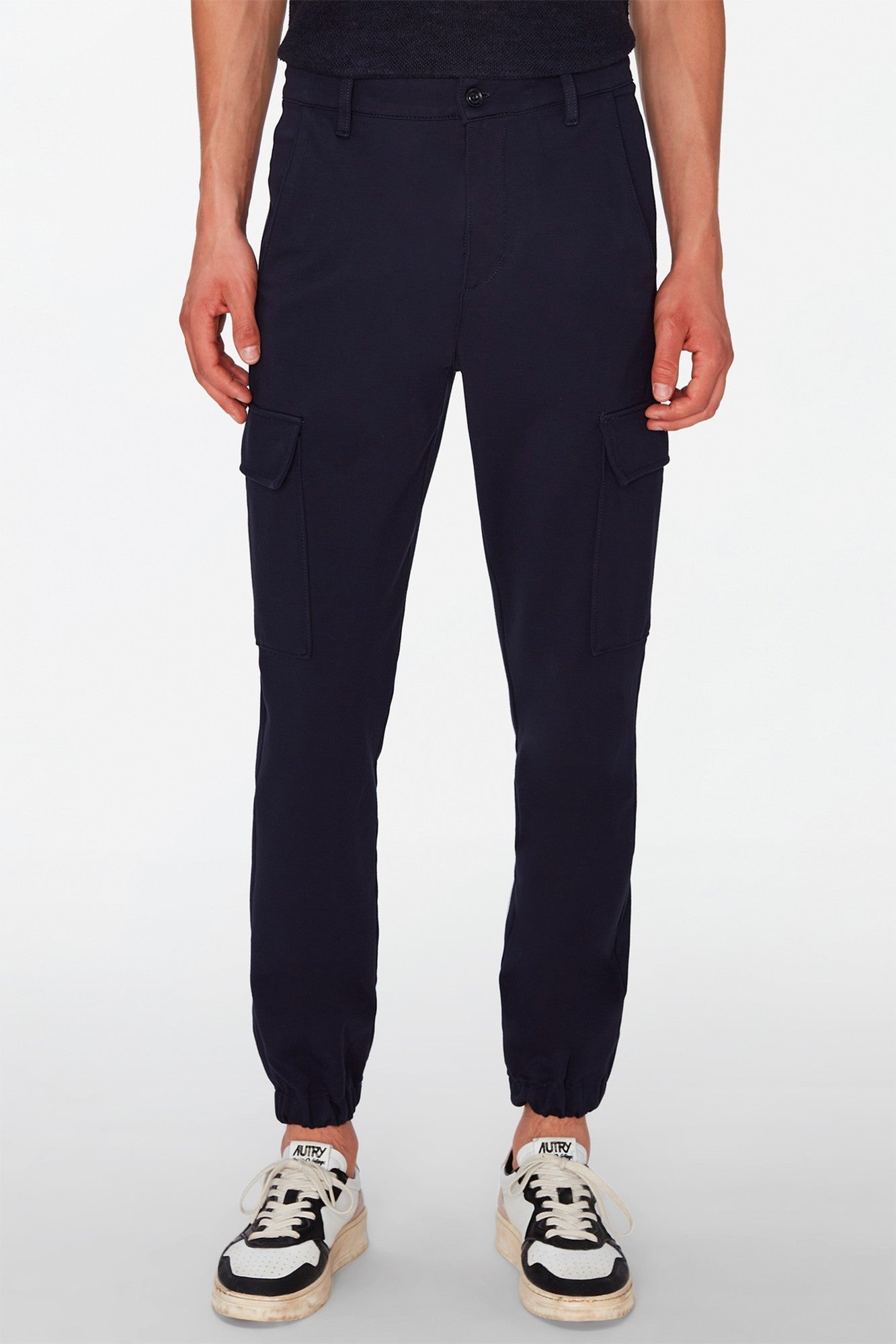 7-for-all-mankind-cargo-chino-luxe-performance-knit-navy-herren image 2
