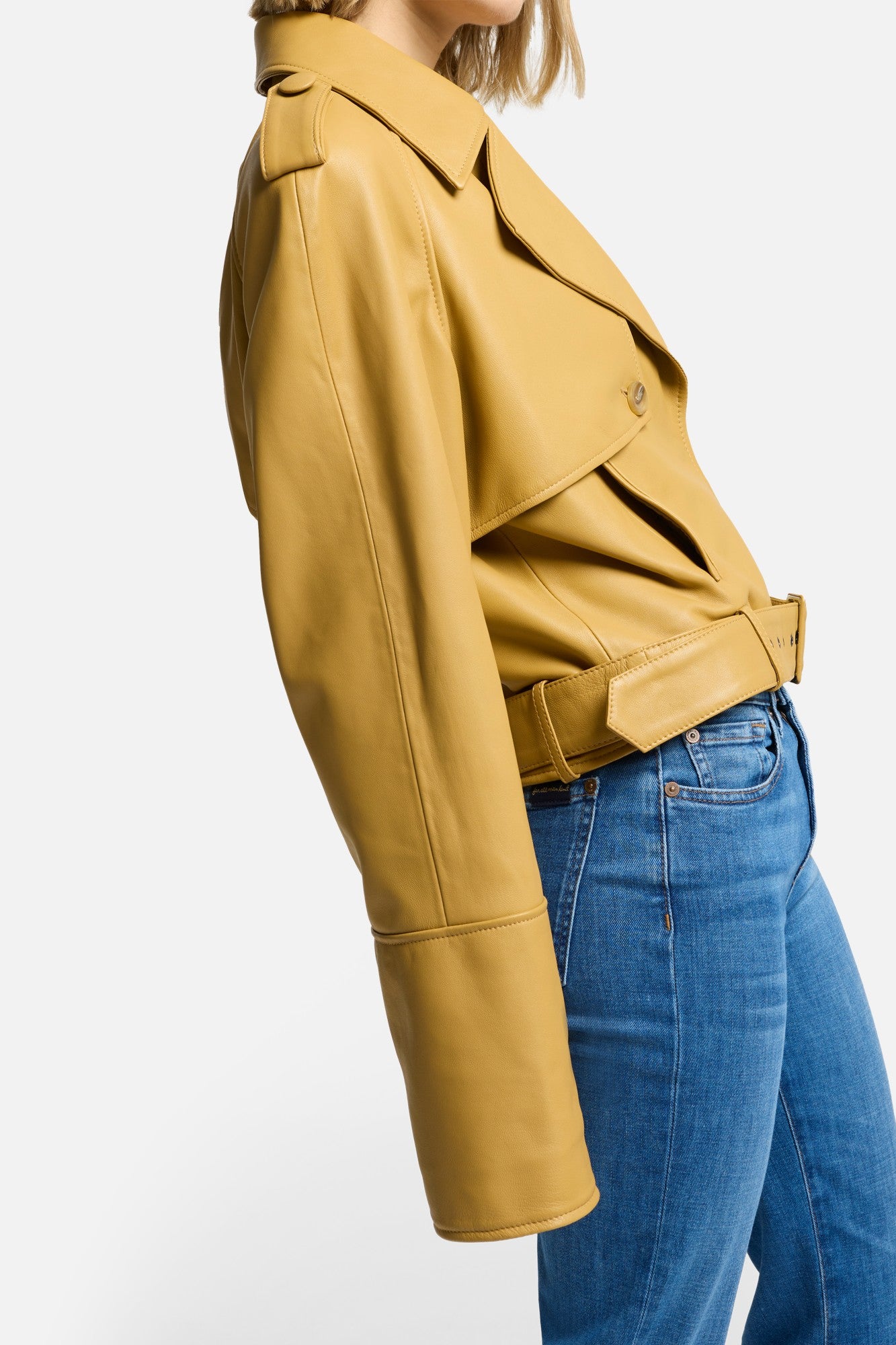 7-for-all-mankind-cropped-leder-bikerjacke-honey image 4