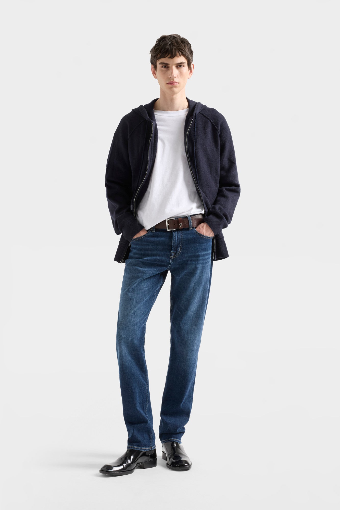7-for-all-mankind-zip-hoodie-in-midnight-f-r-herren image 2