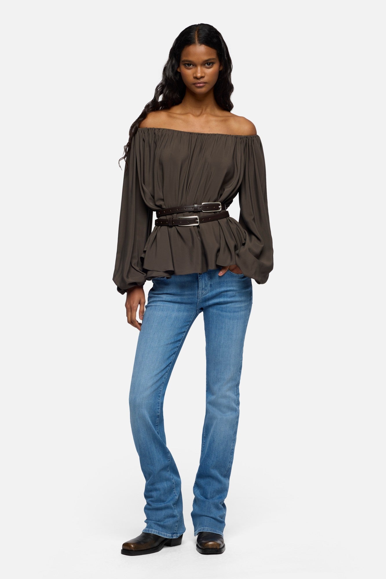 7-for-all-mankind-original-bootcut-jeans-damen-iceflow-light image 8