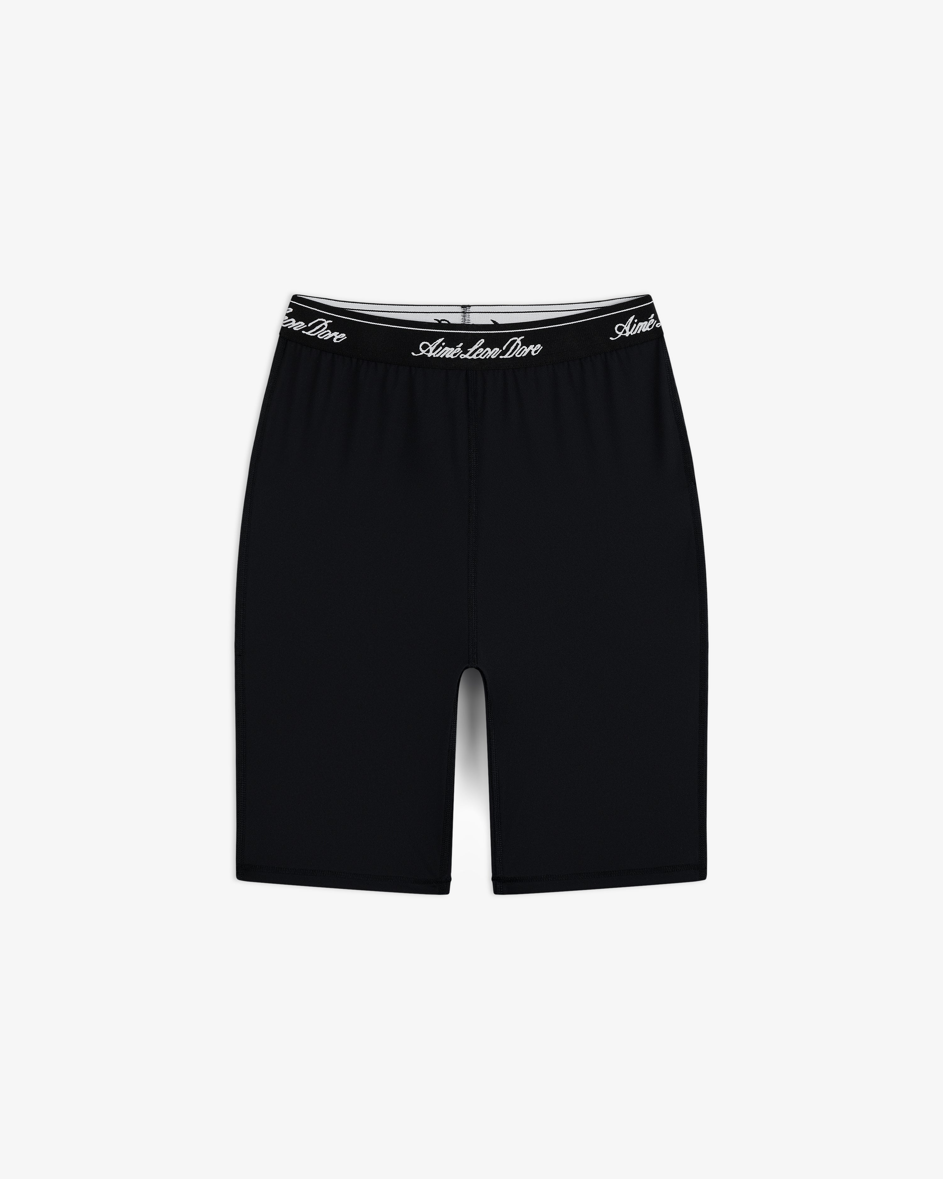 aim-leon-dore-logo-biker-short-schwarz-damen image 2