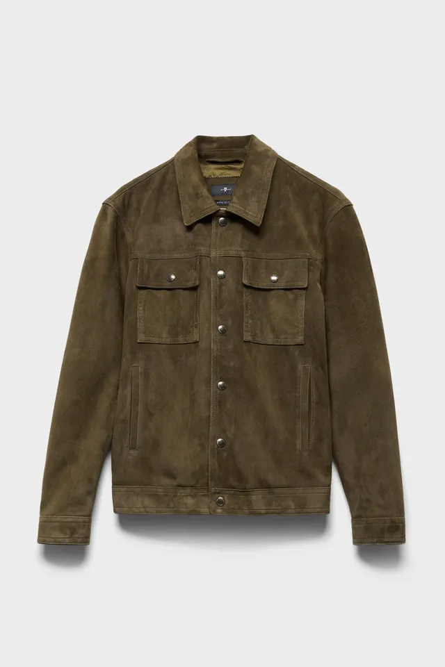 7-for-all-mankind-modern-trucker-jacke-suede-military-herren image 1