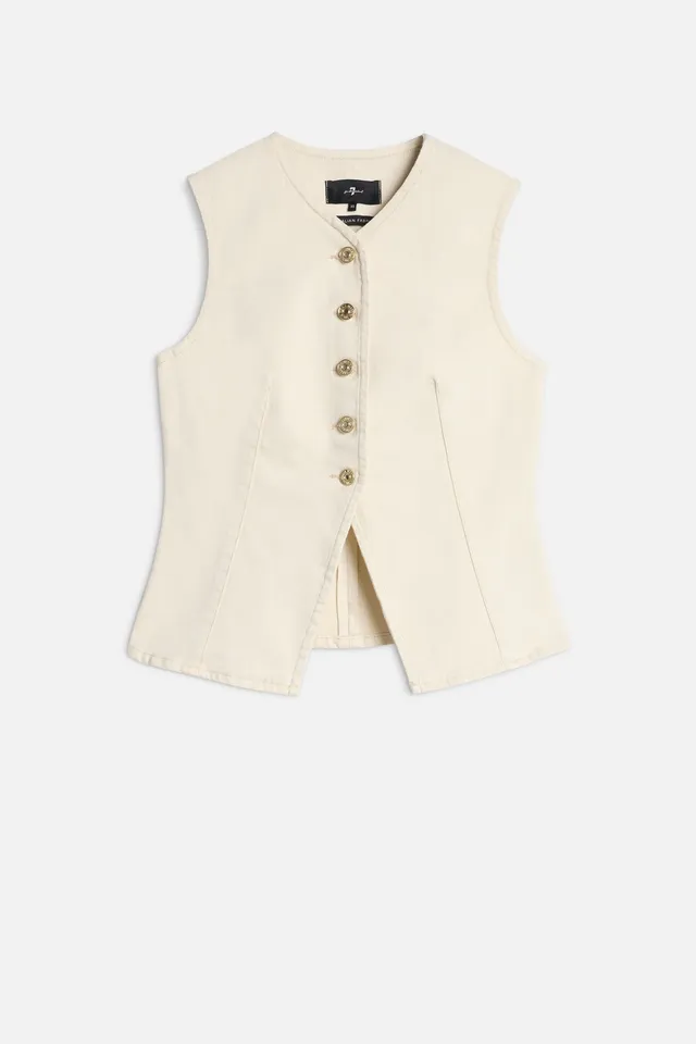 7-for-all-mankind-lady-vest-comfort-weste-moondust-damen image 1