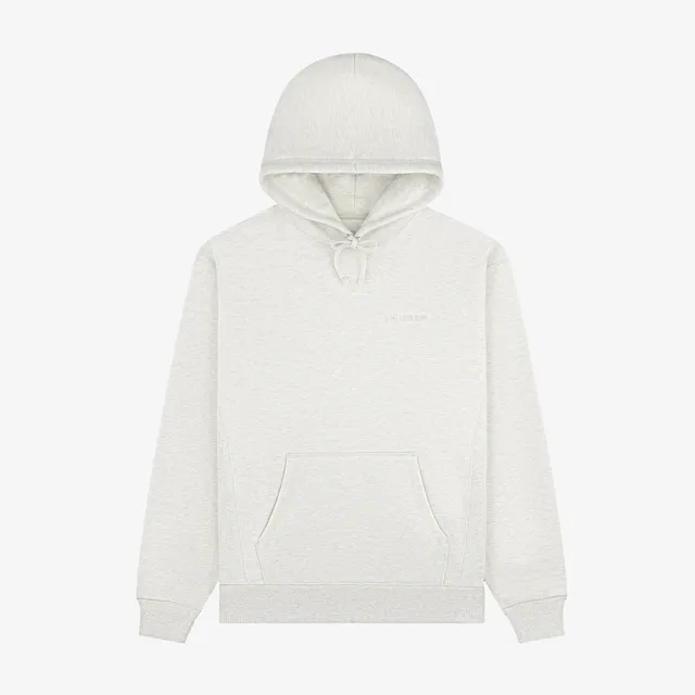 aim-leon-dore-tonal-logo-hoodie-oatmeal-aus-baumwolle image 1