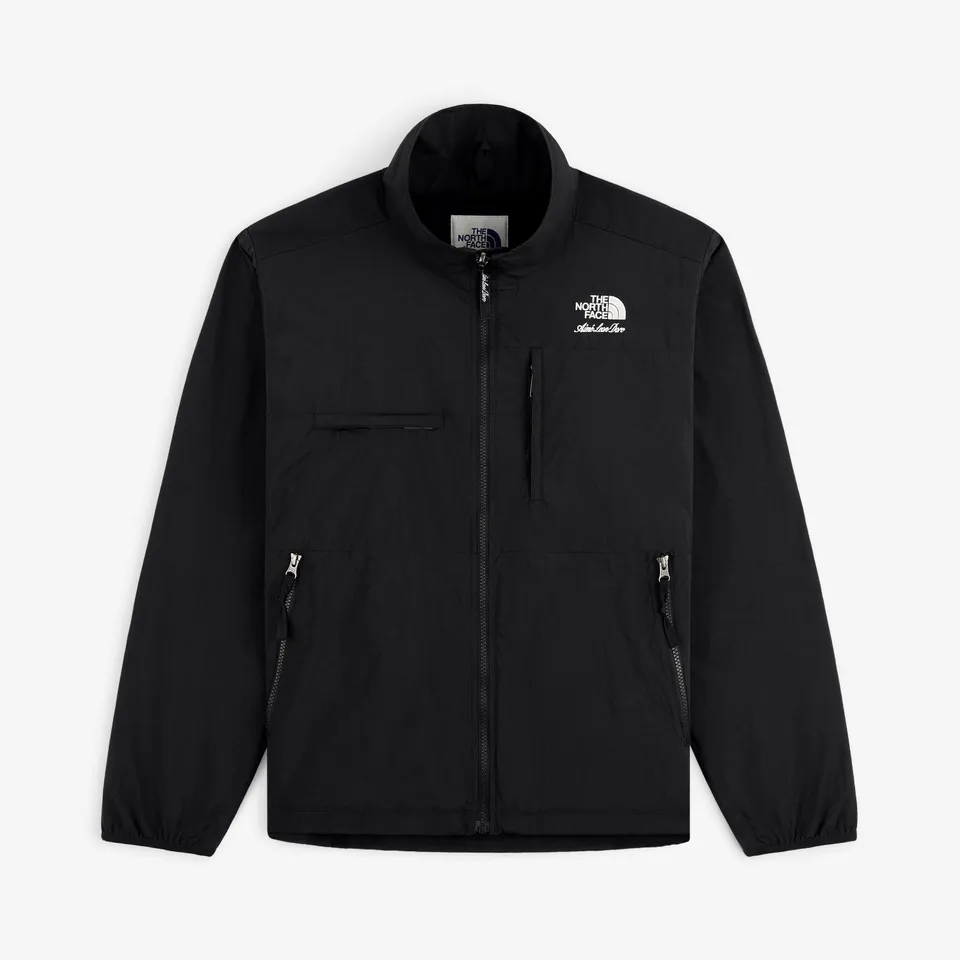 aim-leon-dore-x-the-north-face-nylon-denali-jacke-schwarz image 1