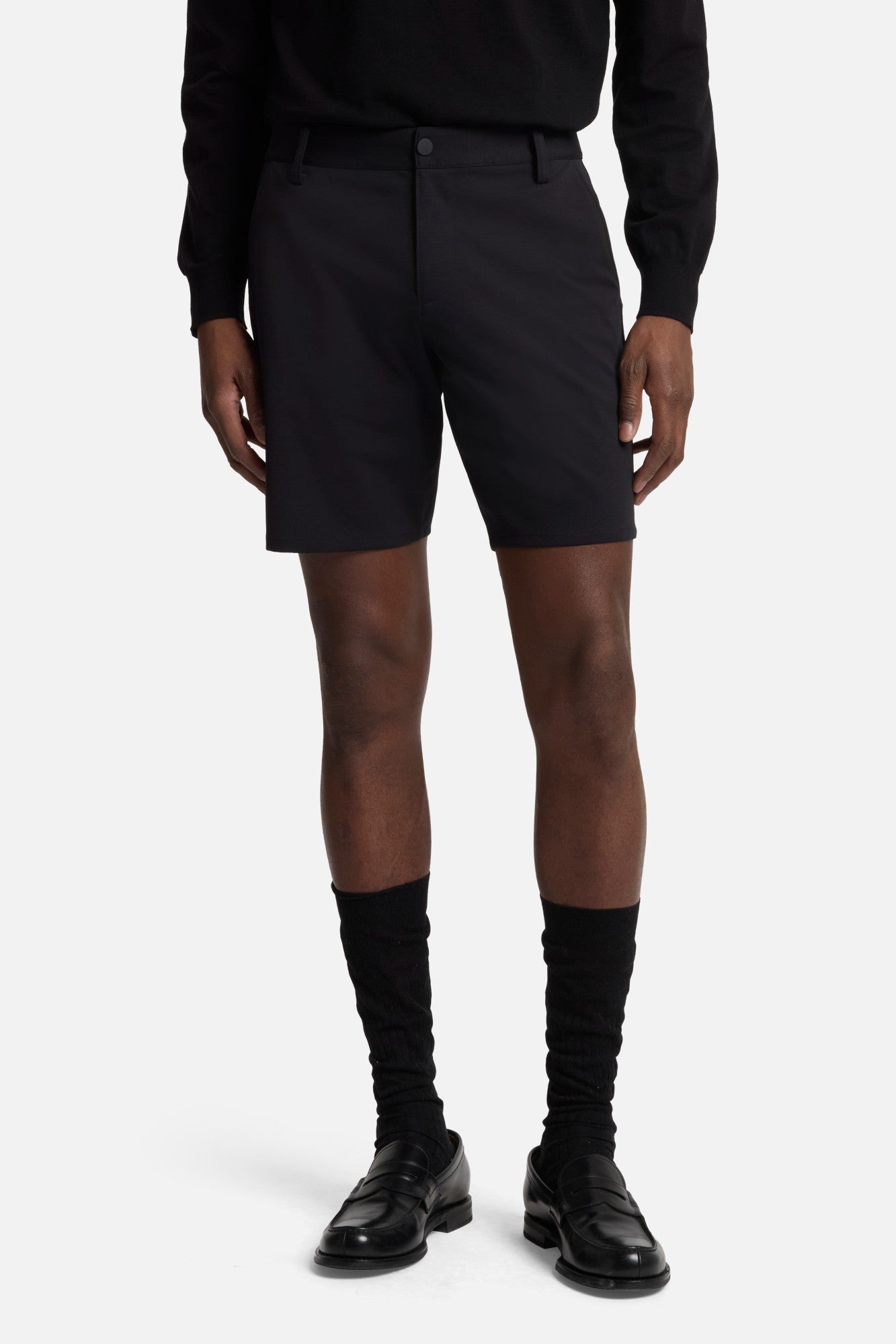 7-for-all-mankind-double-knit-shorts-black image 3