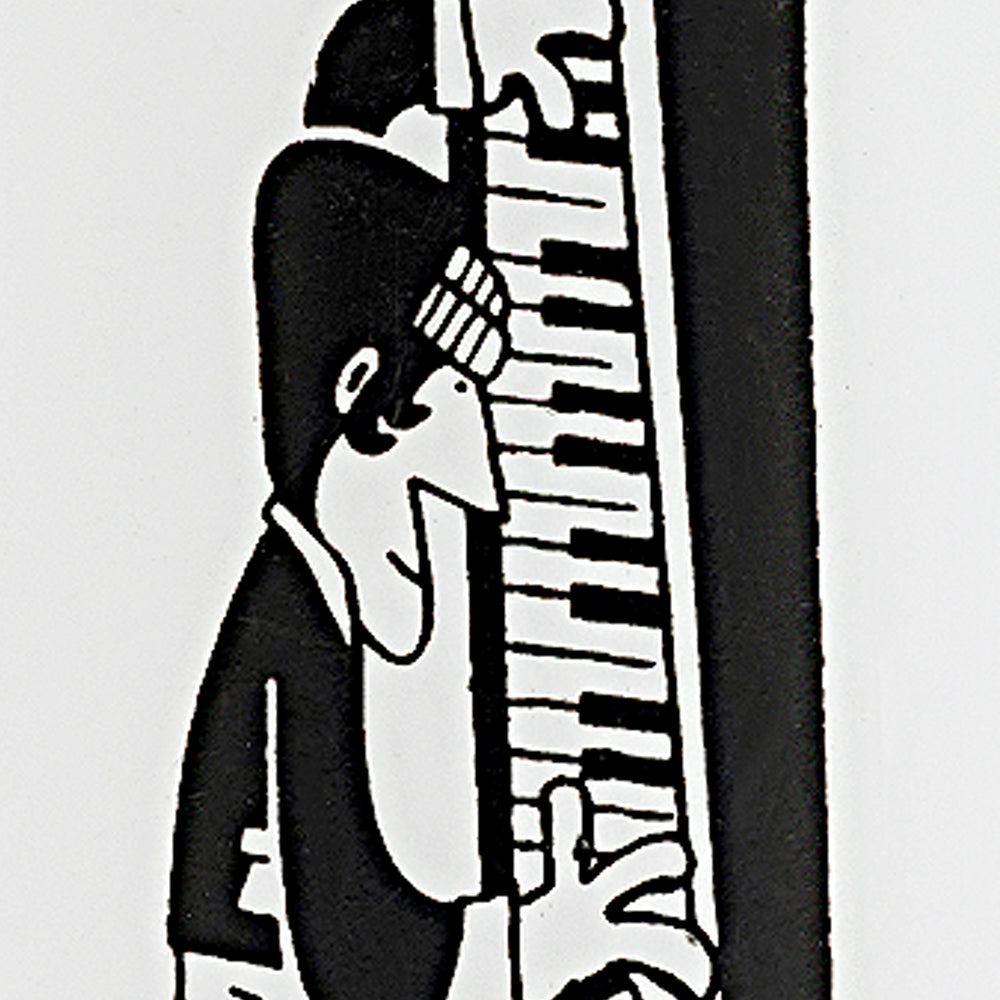 aim-leon-dore-caricature-lighter-feuerzeug-wei-schwarz image 4
