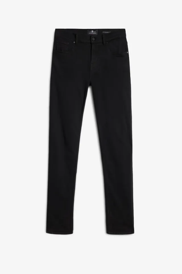 7-for-all-mankind-slimmy-luxe-performance-black-herren-slim-jeans image 1
