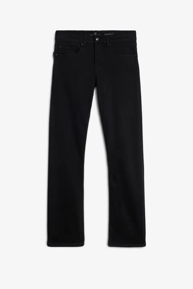 7-for-all-mankind-standard-herren-jeans-denim-black-onyx-straight image 1