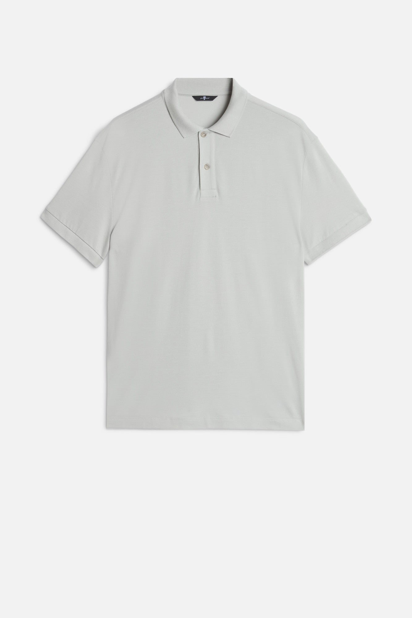 7-for-all-mankind-short-sleeve-polo-herren-lyocell-dusty-blue image 1