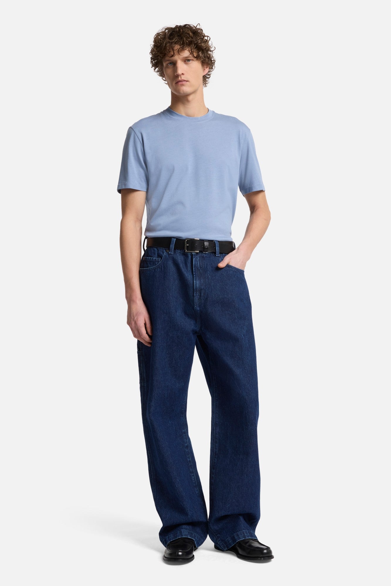 7-for-all-mankind-lyocell-crewneck-t-shirt-slate-blue image 2