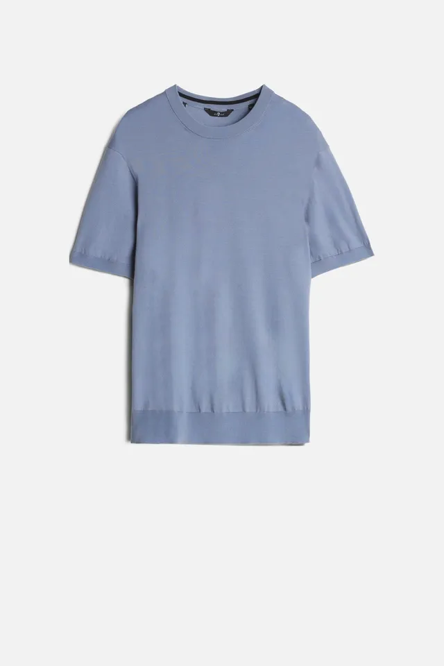 7-for-all-mankind-classic-cotton-short-sleeve-sweater-slate-blue-herren image 1