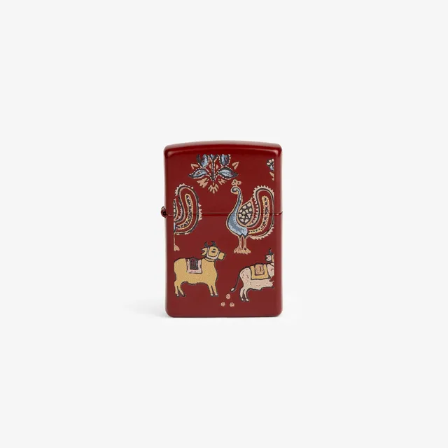 aim-leon-dore-graphic-zippo-lighter-metall-feuerzeug-multicolor image 1