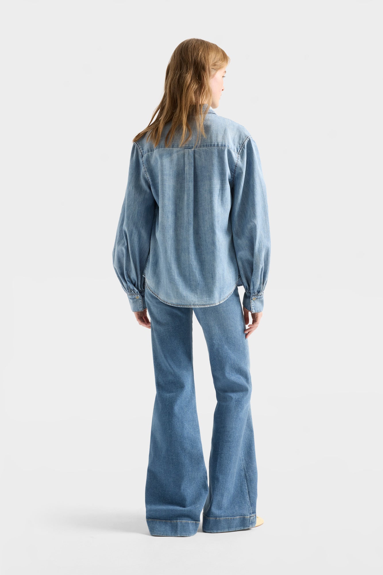 7-for-all-mankind-langarm-regular-hemd-denim-loft-damen image 5