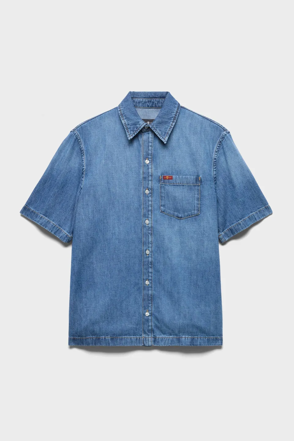 7-for-all-mankind-short-sleeve-regular-shirt-denim-canyon-herren-hemd image 1