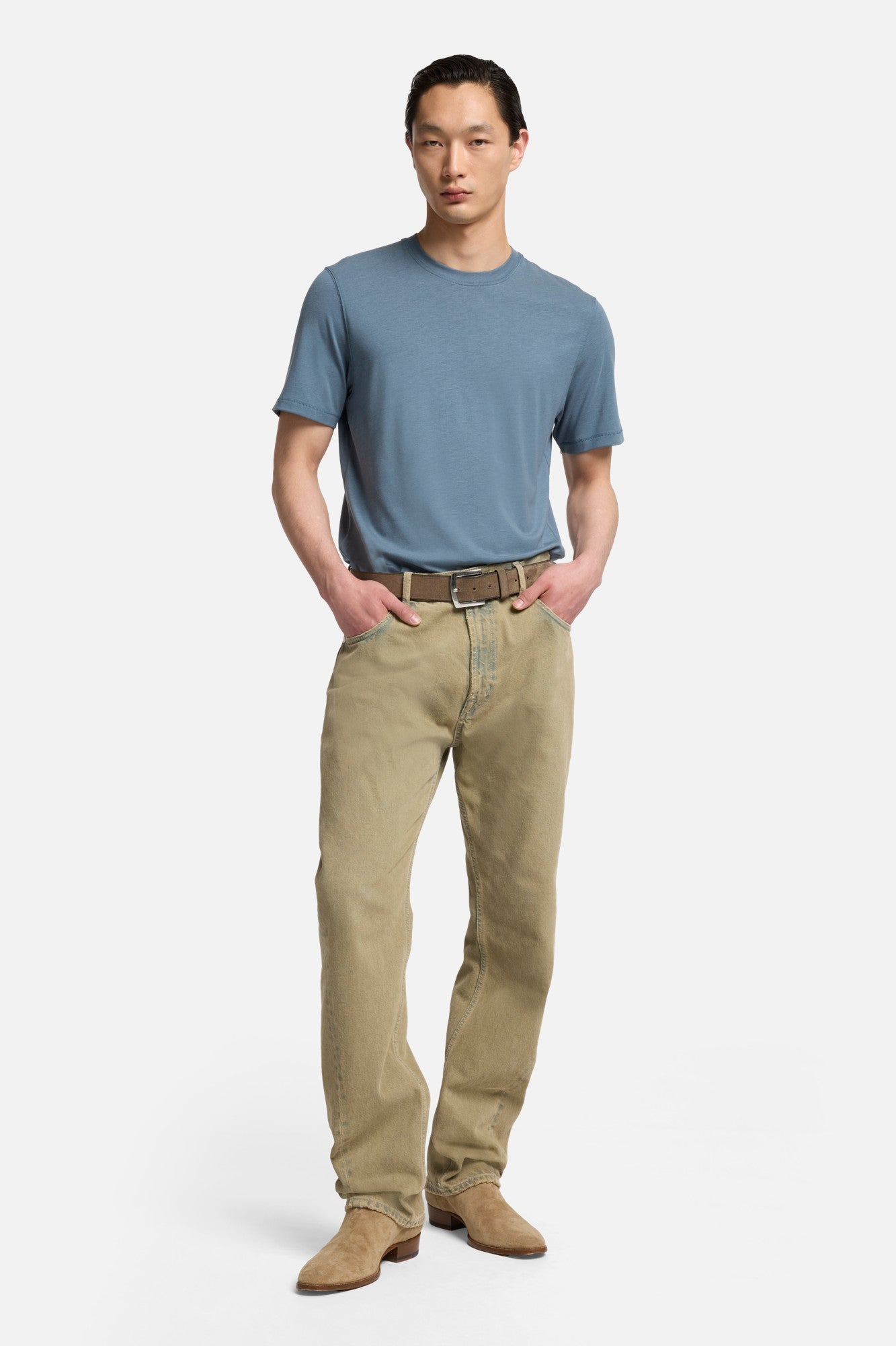 7-for-all-mankind-lyocell-crewneck-tee-t-shirt-titan-herren image 2