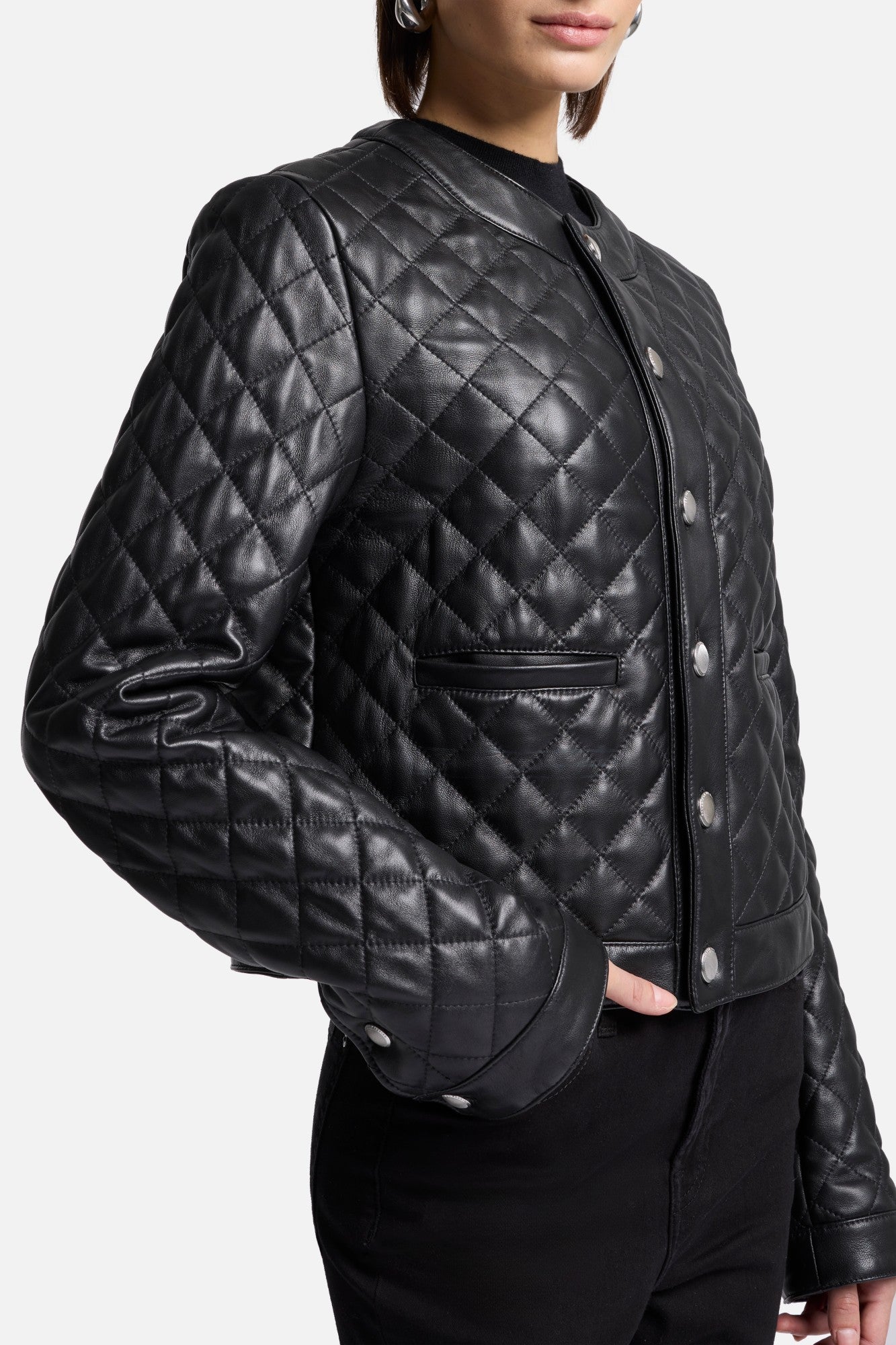 7-for-all-mankind-quilted-leather-jacket-damen-lederjacke-black image 3