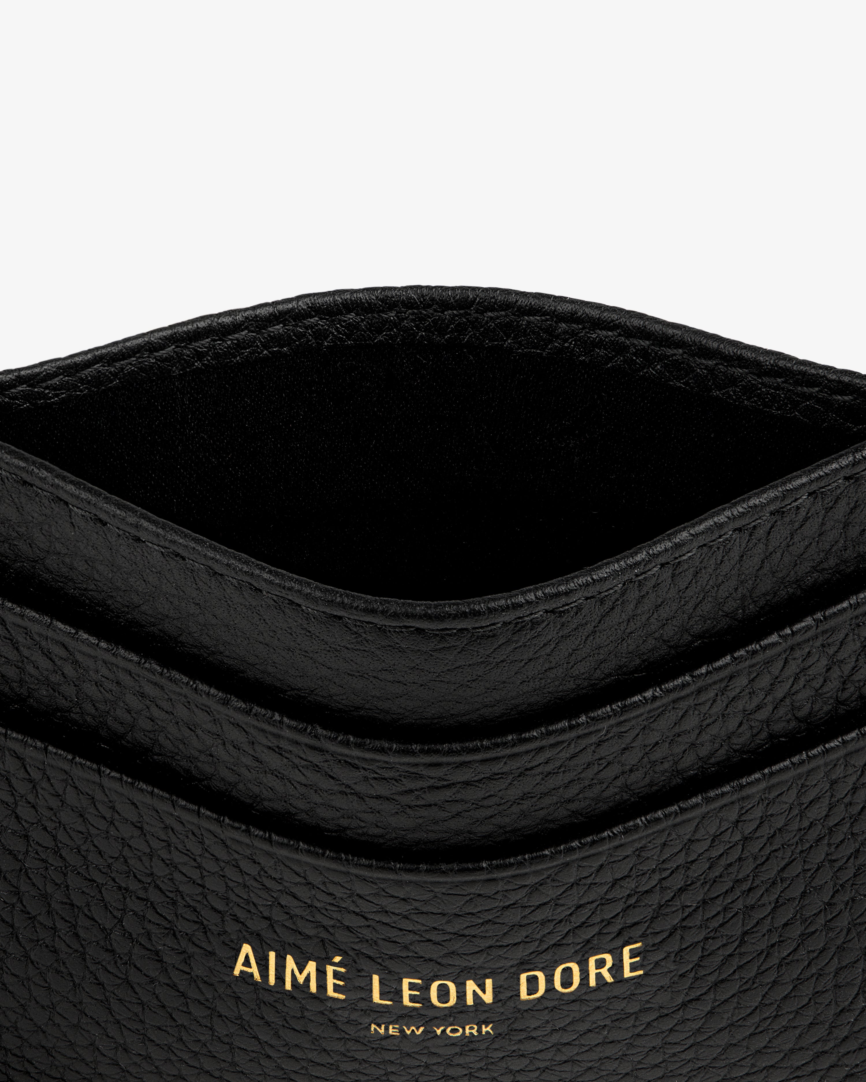 aim-leon-dore-leather-card-holder-schwarz-vollnarben-kalbsleder image 4