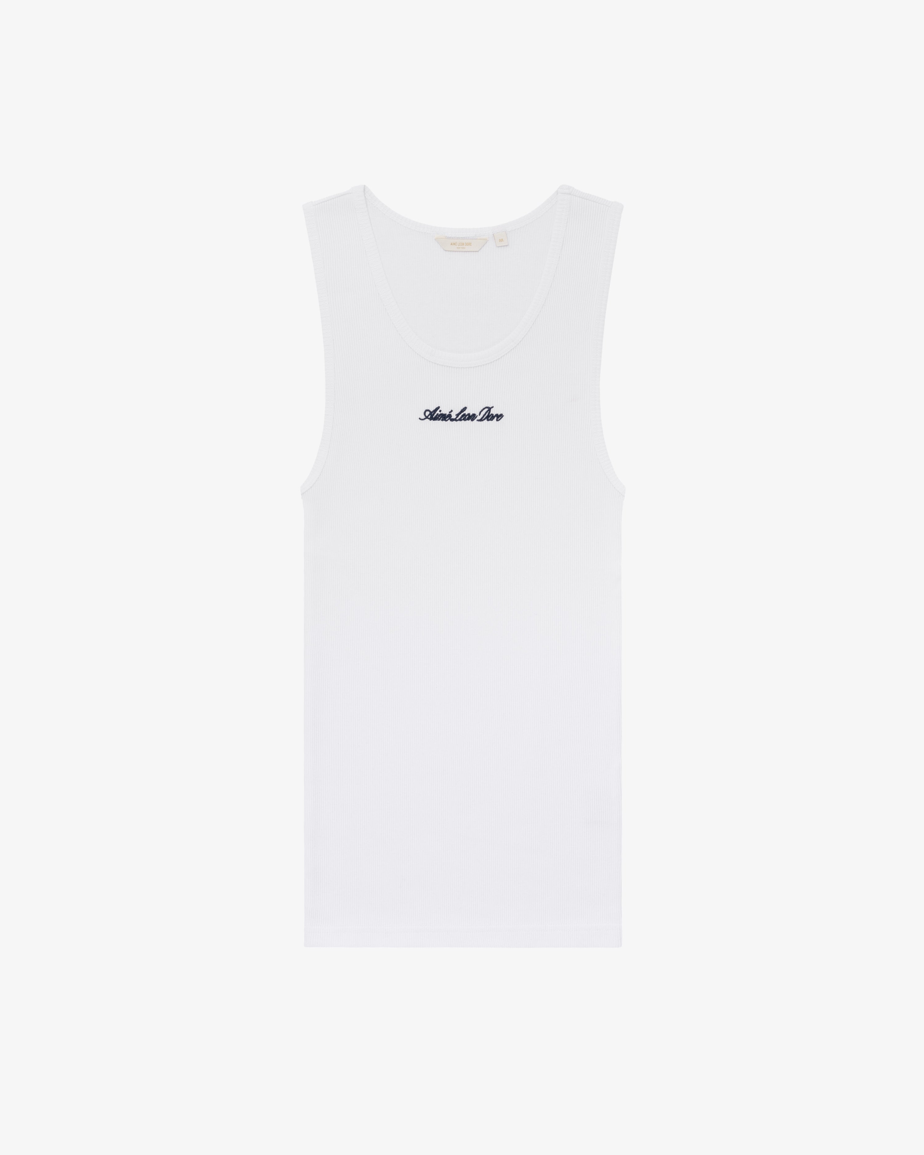 aim-leon-dore-embroidered-logo-tank-top-wei image 2