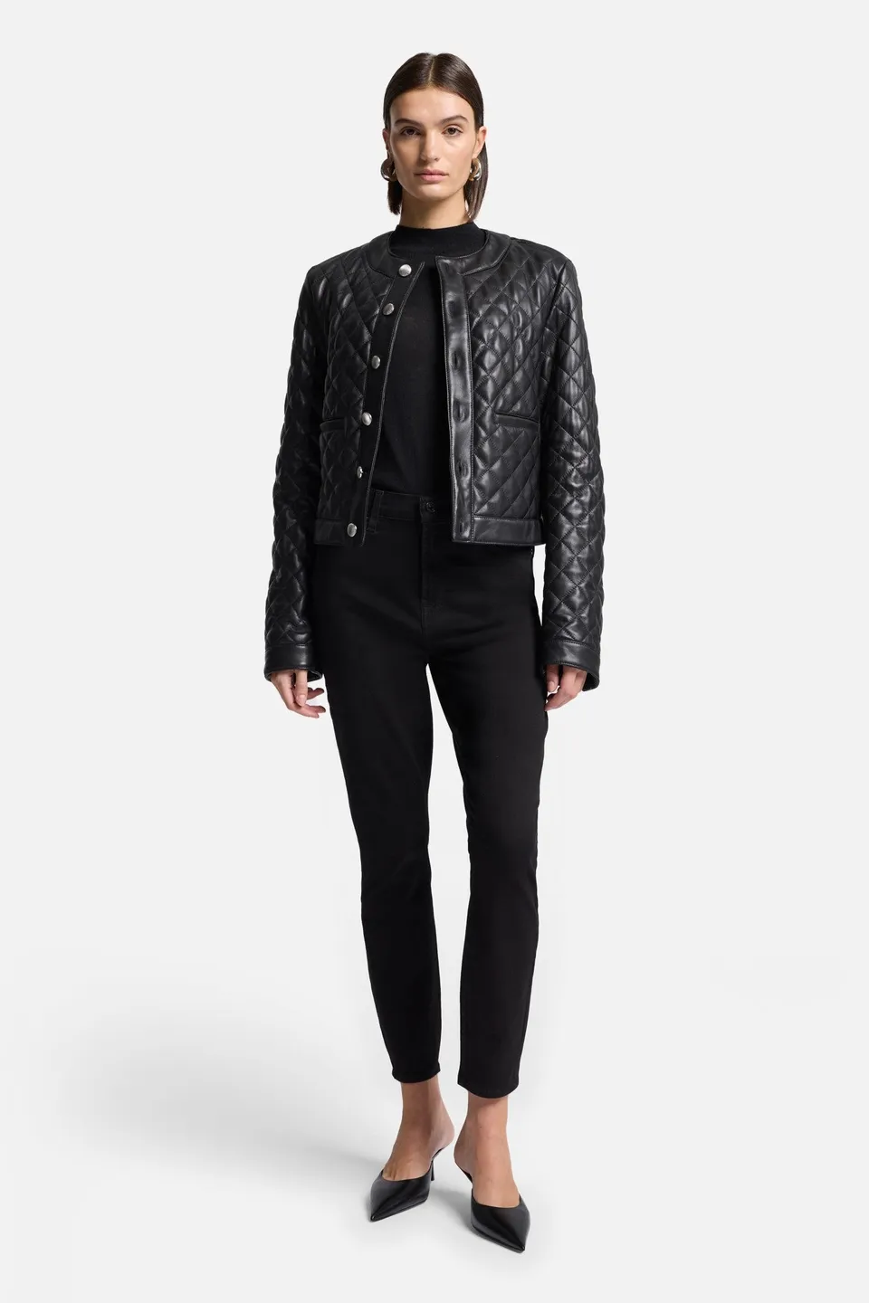7-for-all-mankind-quilted-leather-jacket-damen-lederjacke-black image 1