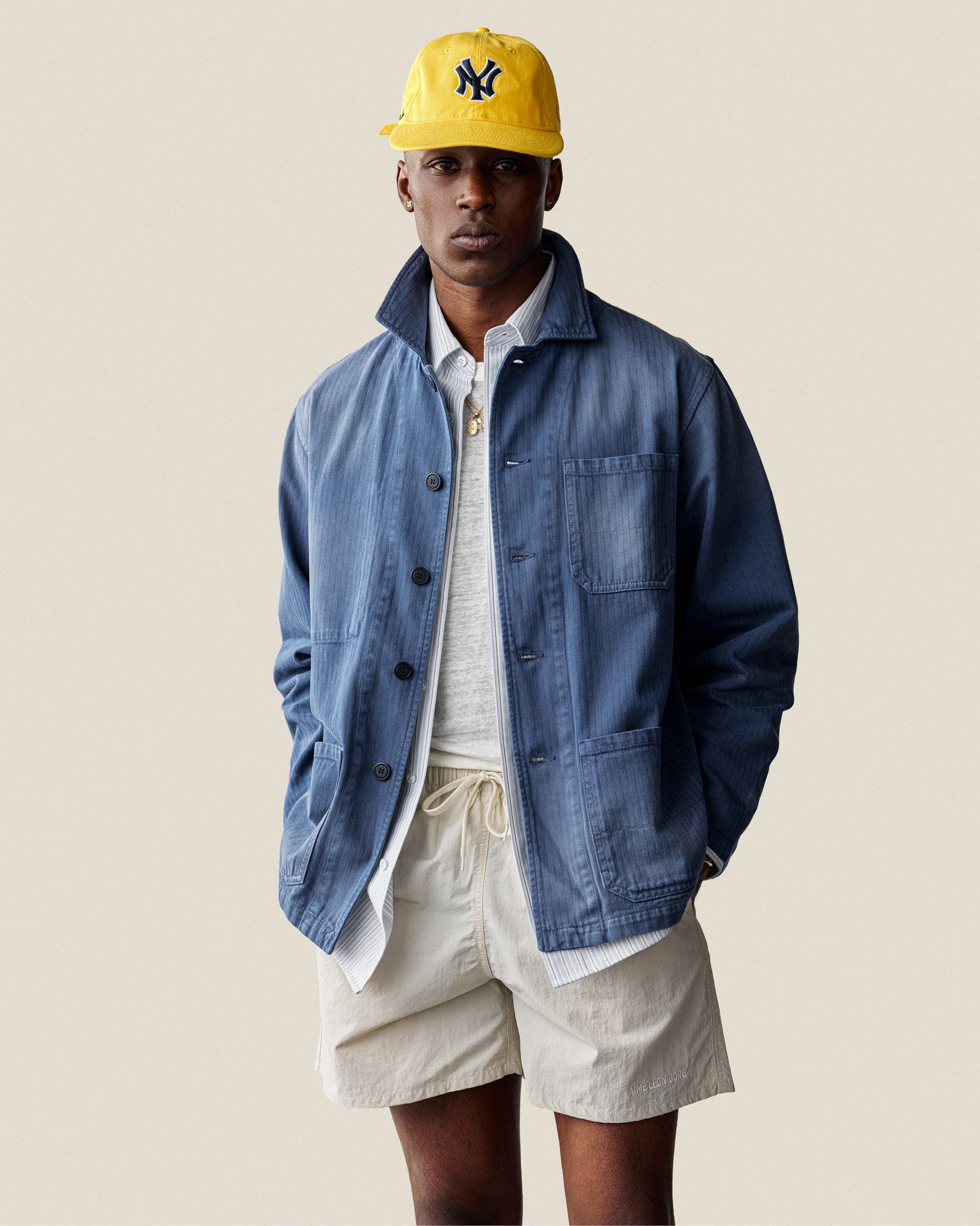 aim-leon-dore-x-new-era-yankees-retro-fit-cap-gelb image 3
