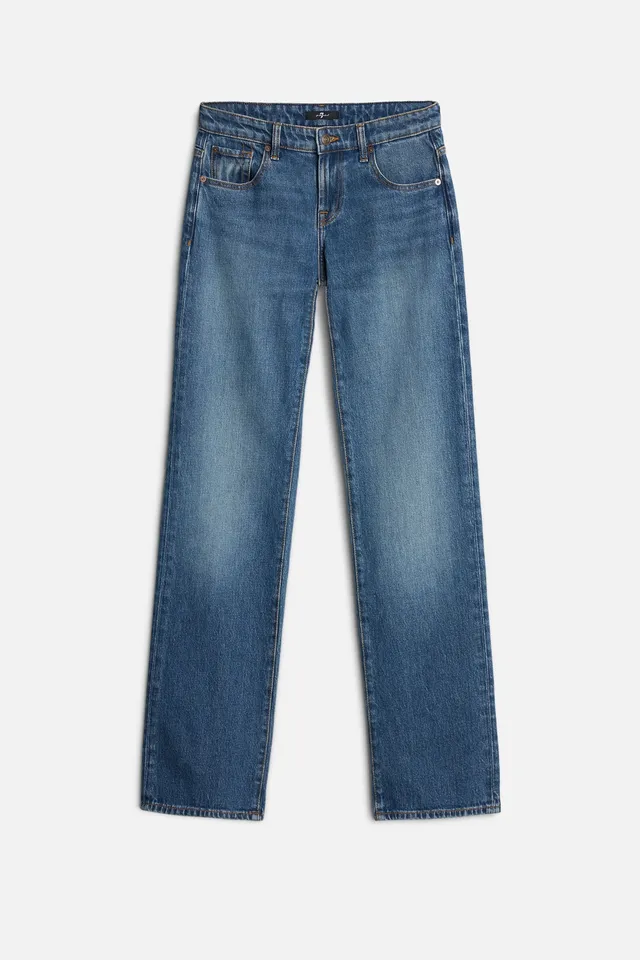 7-for-all-mankind-mankind-low-straight-rio-straight-jeans-damen image 1