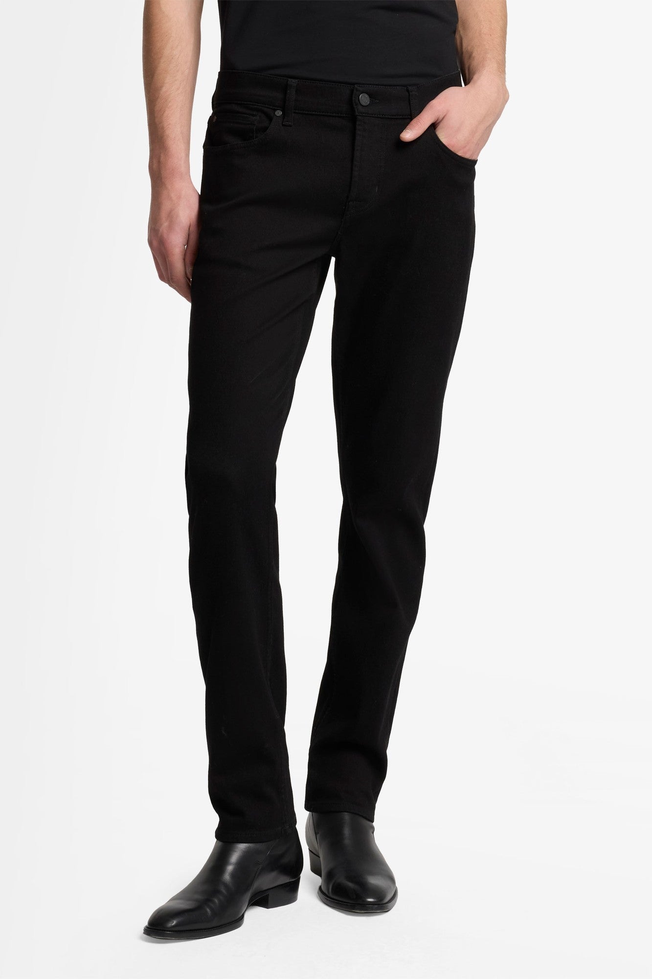 7-for-all-mankind-slimmy-luxe-performance-rinse-black-jeans image 3