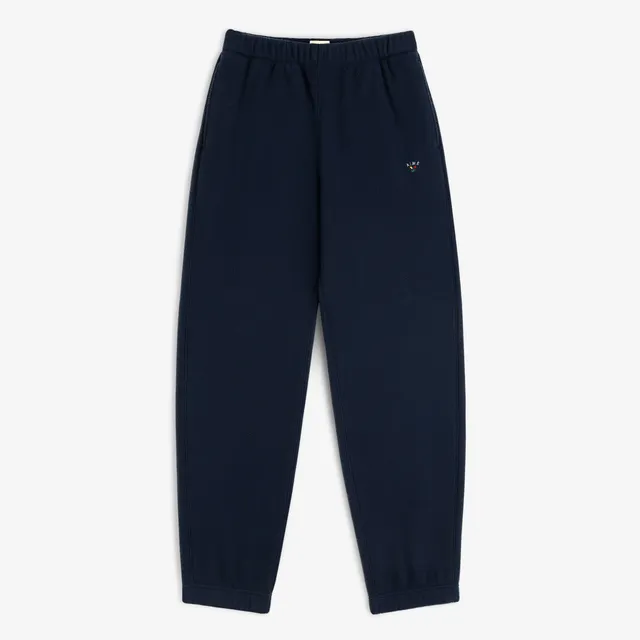 aim-leon-dore-crest-fleece-sweatpant-jogginghose-navy-straight-fit image 1