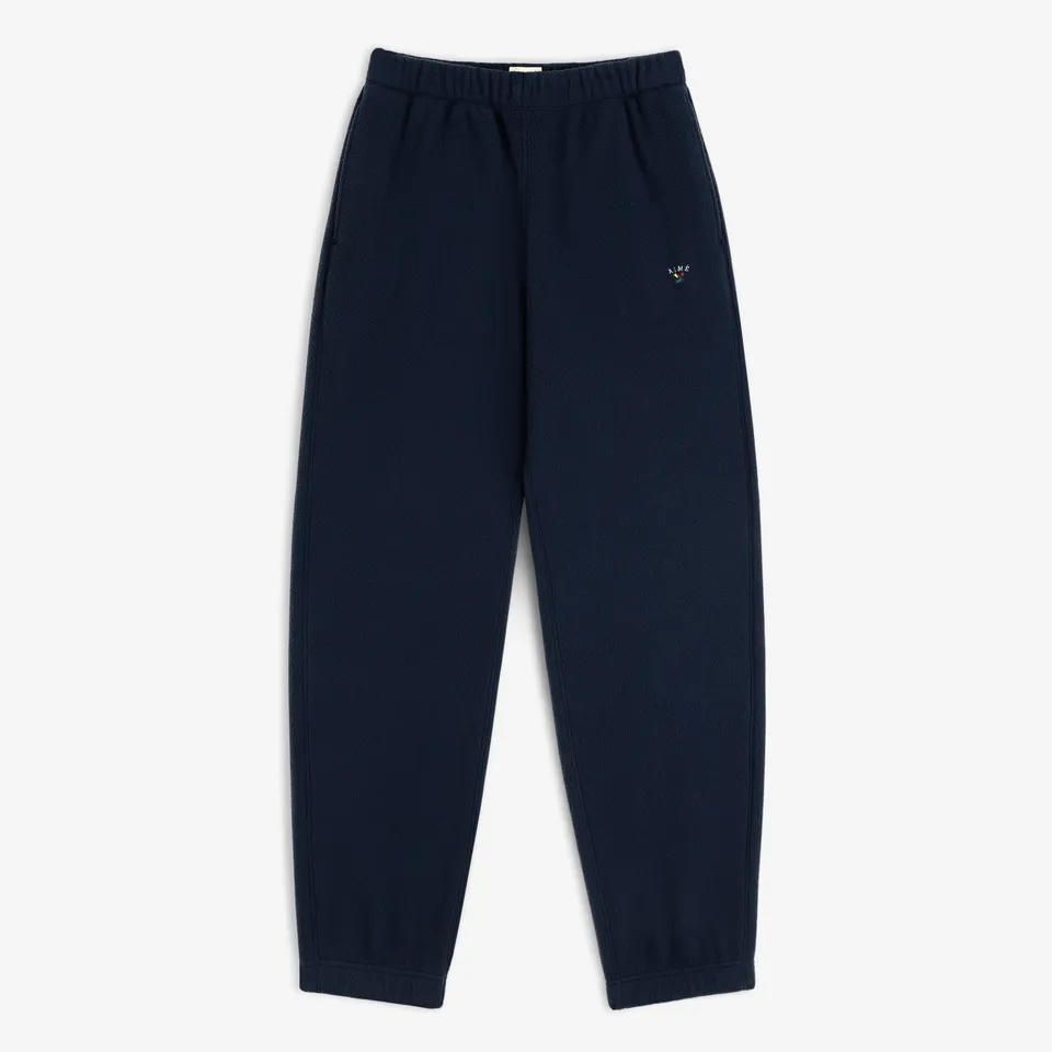 aim-leon-dore-crest-fleece-sweatpant-jogginghose-navy-straight-fit image 1