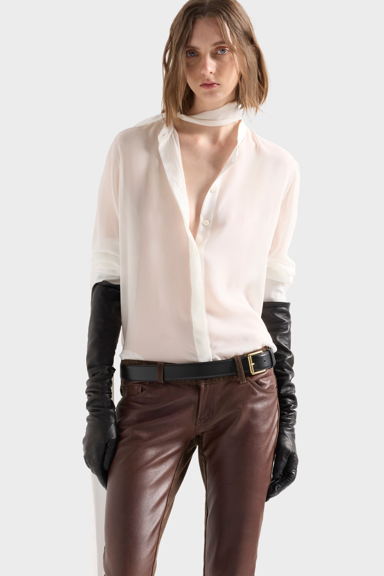 7-for-all-mankind-long-sleeve-bow-shirt-silk-ivory-damen-seidenbluse-wei image 3