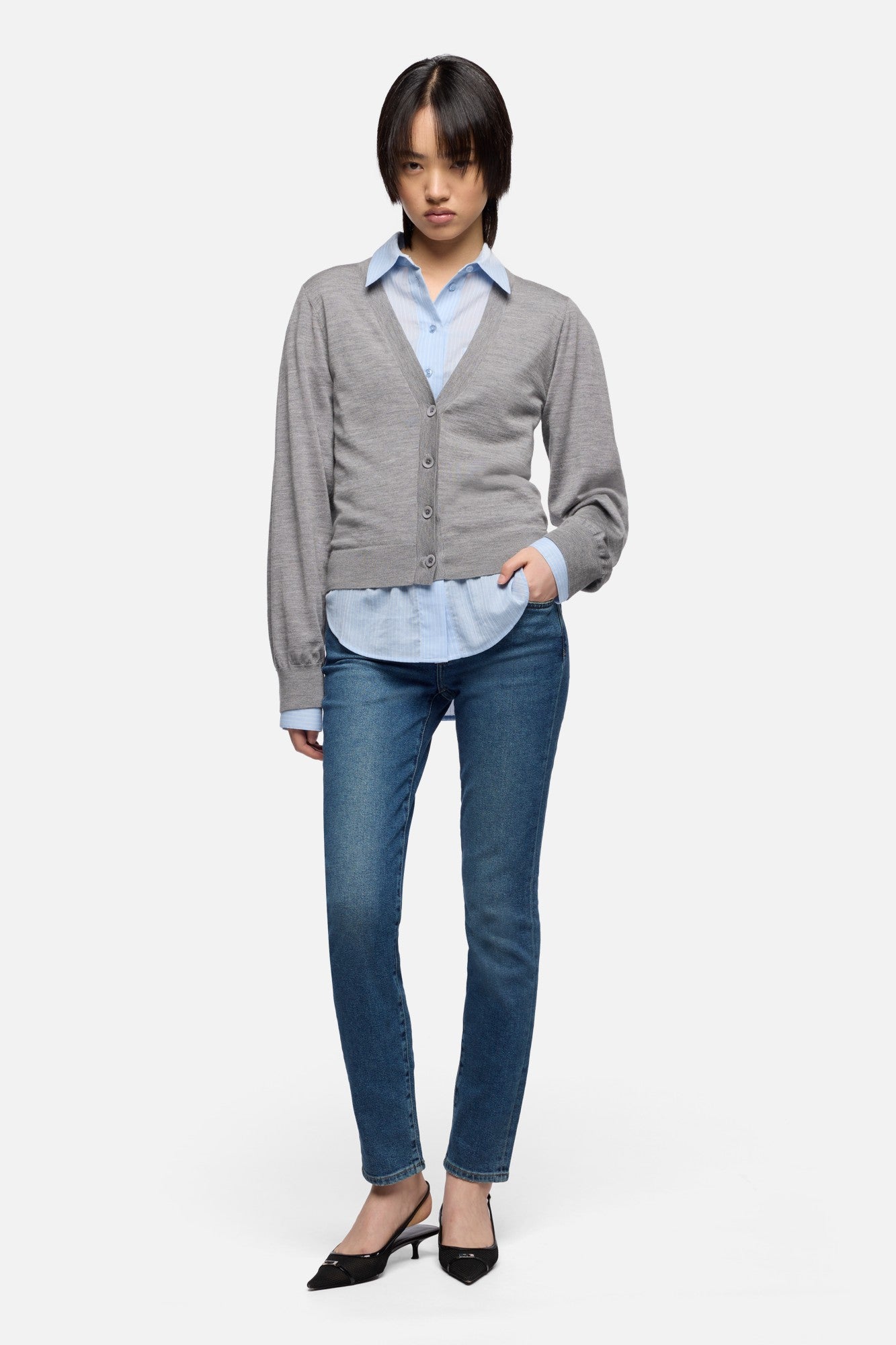 7-for-all-mankind-oversize-button-down-hemd-baby-blue-stripe image 2