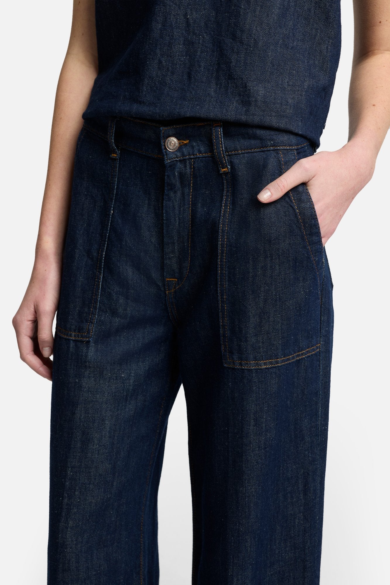 7-for-all-mankind-indigo-linen-lotta-wide-leg-jeans-blueberry-damen image 4