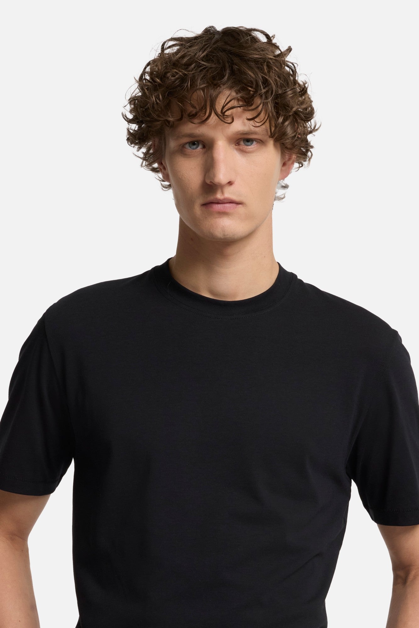 7-for-all-mankind-lyocell-crewneck-t-shirt-herren-schwarz image 4