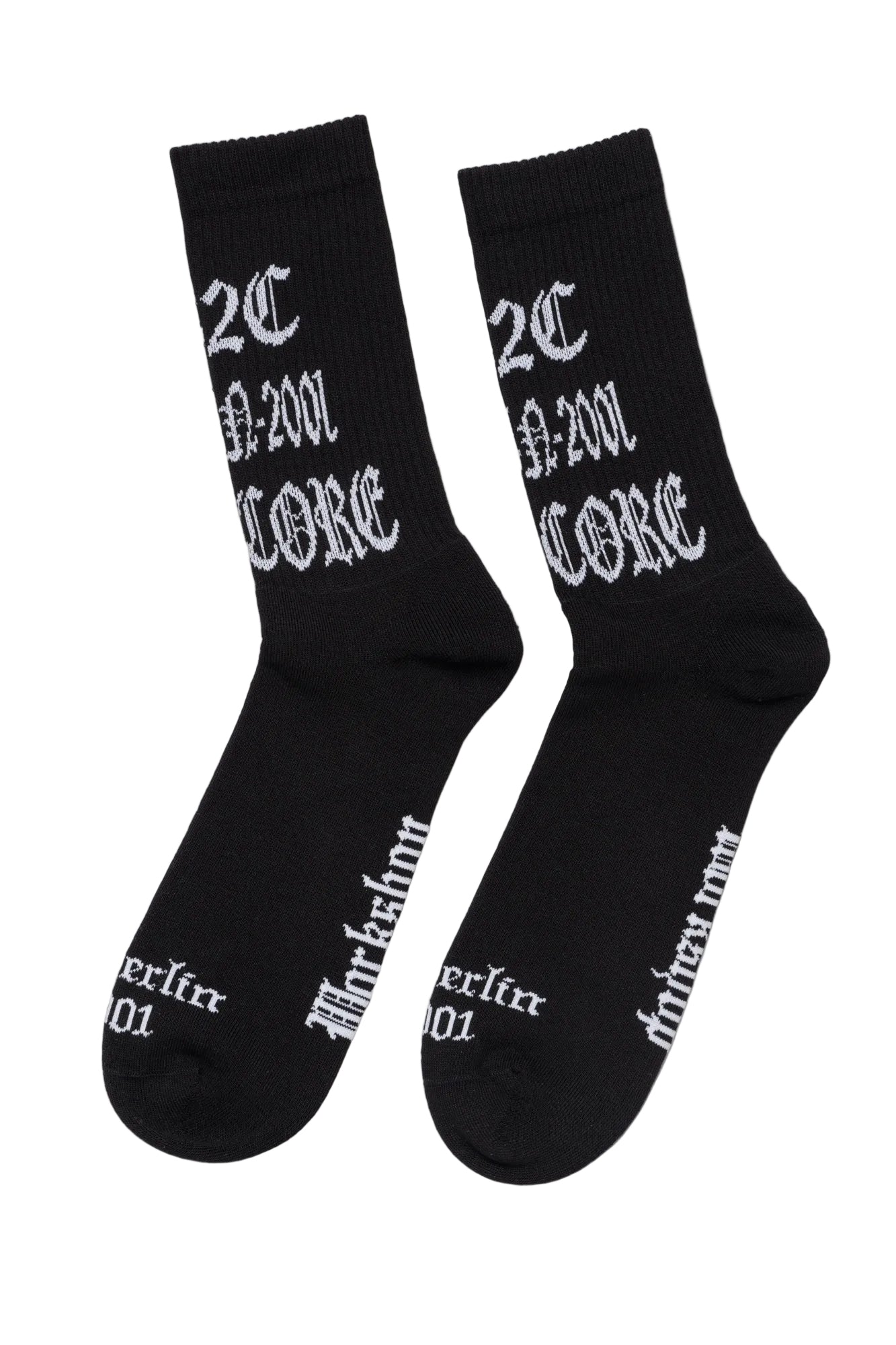 032c-socks-with-print-hardcore-since-2001 image 2