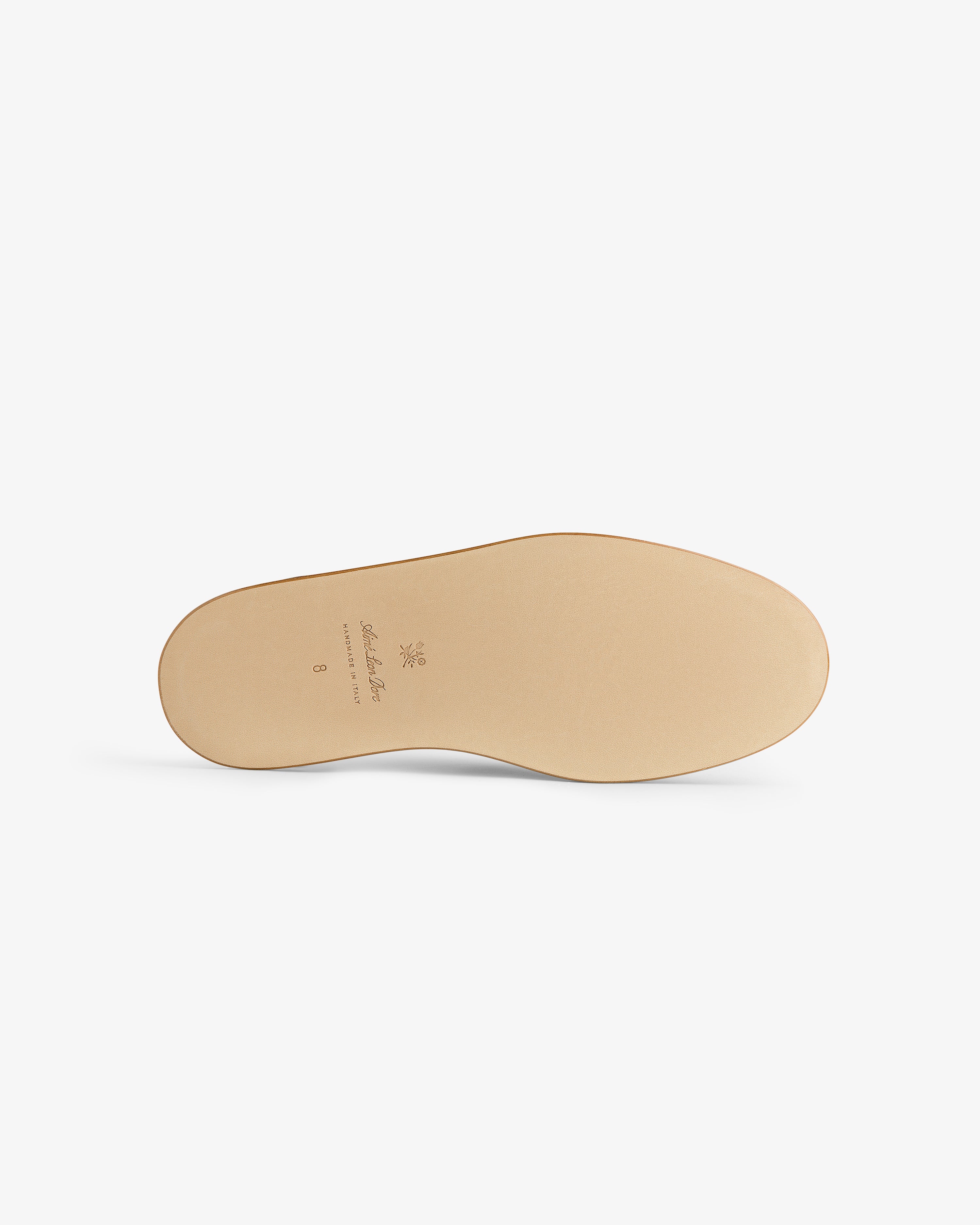 aim-leon-dore-nubuck-travel-slipper-gr-n-unisex-slipper-italien-leder image 8