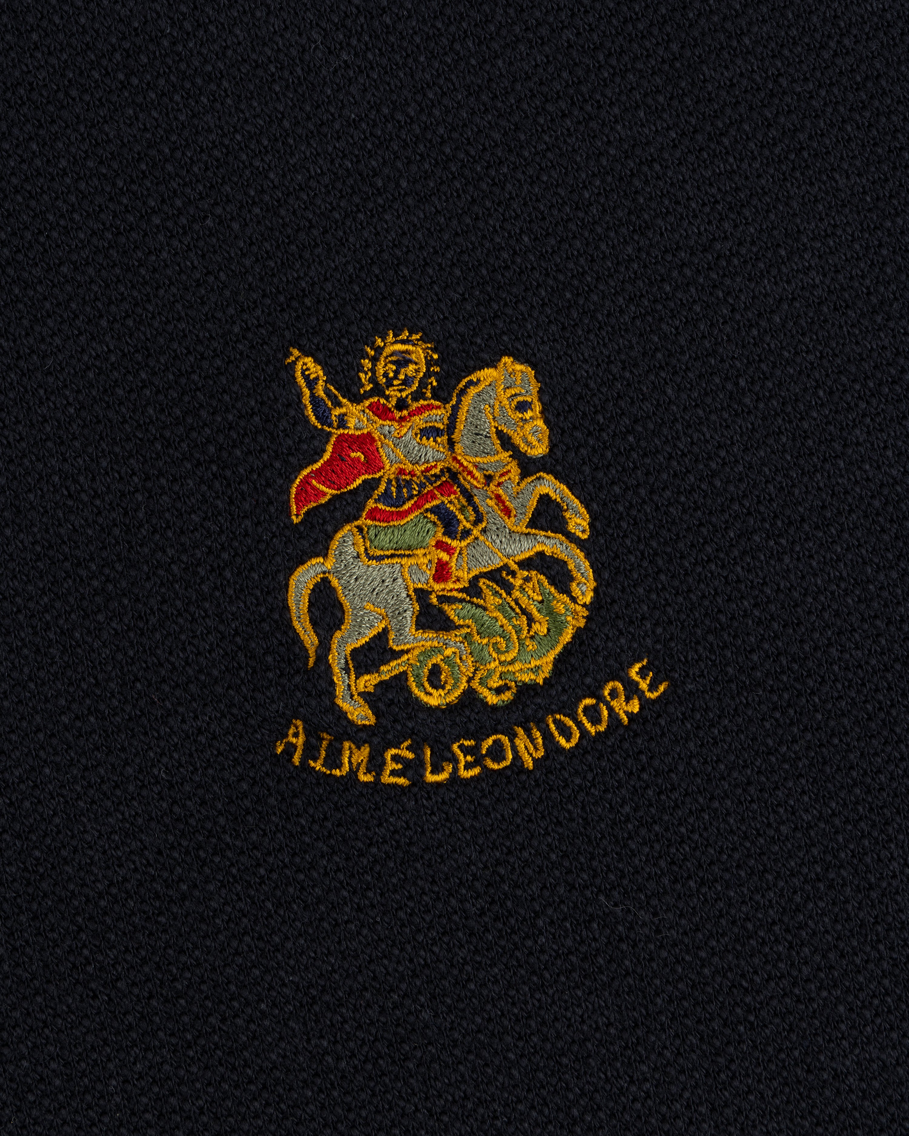 aim-leon-dore-saint-george-track-jacket-schwarz-baumwolle image 5