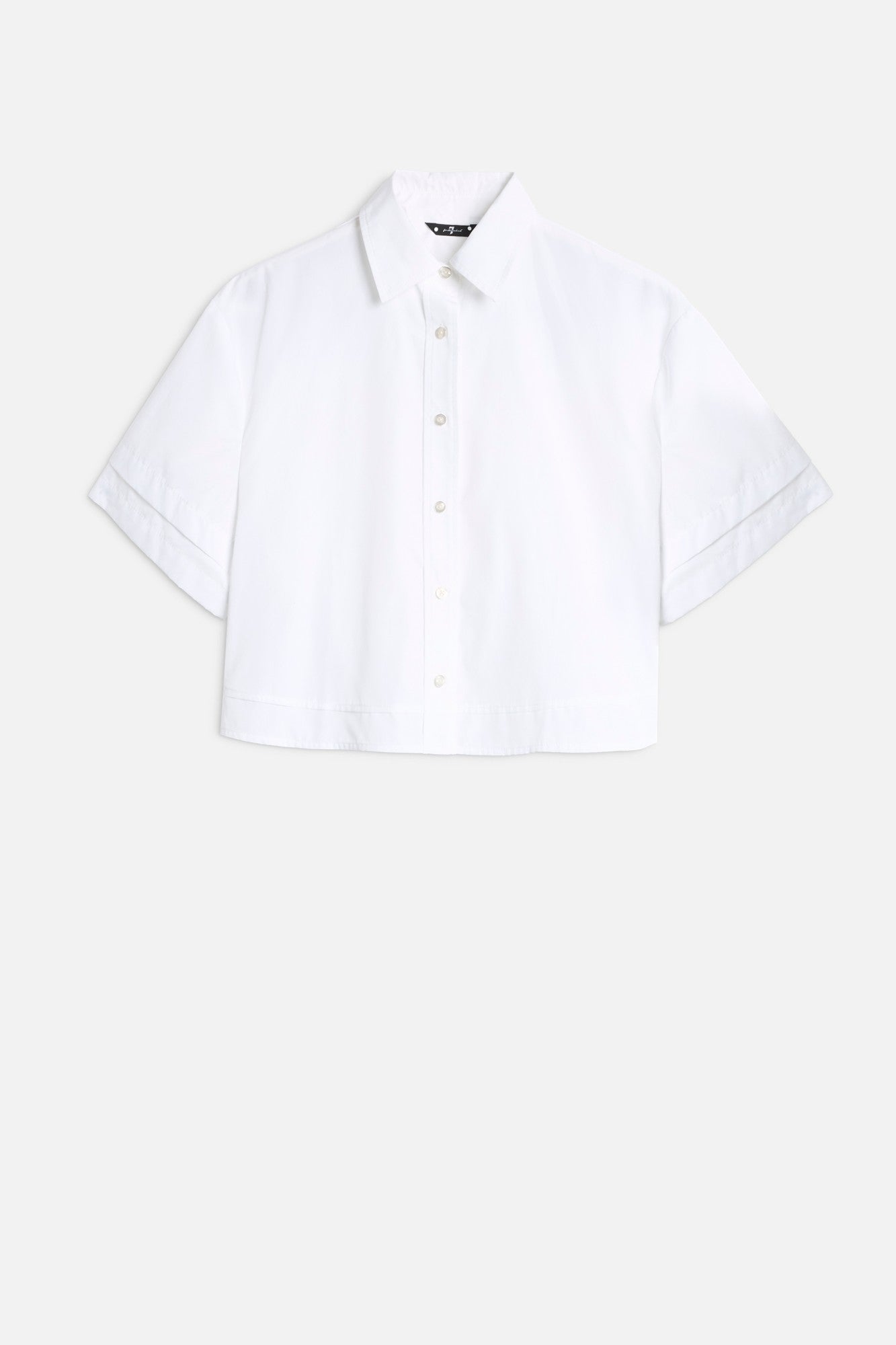 7-for-all-mankind-double-short-sleeve-shirt-poplin-optical-white image 1