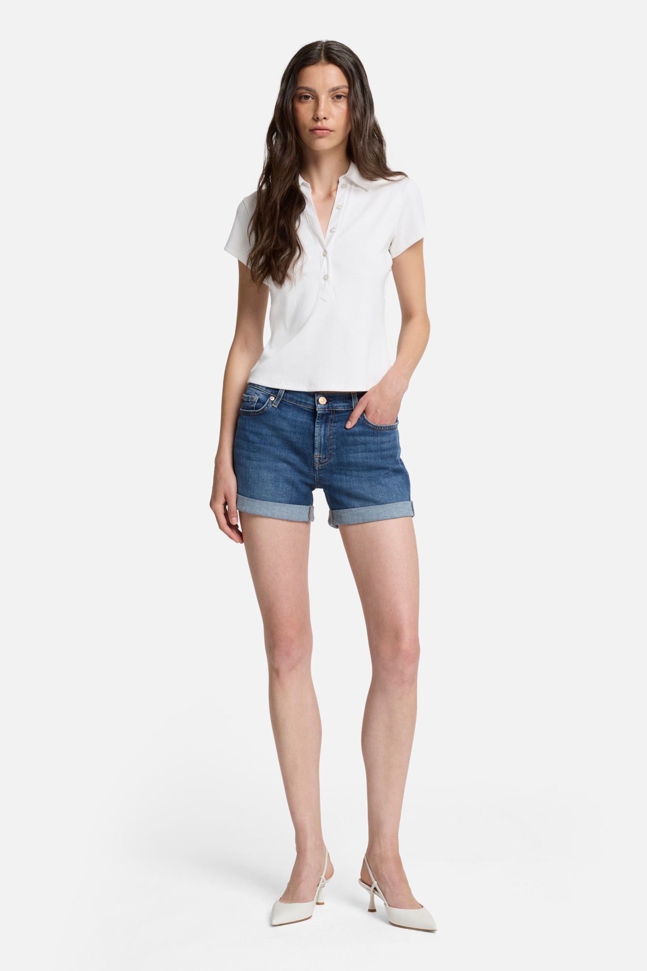 7-for-all-mankind-ribbed-henley-polo-optical-white-damen image 2