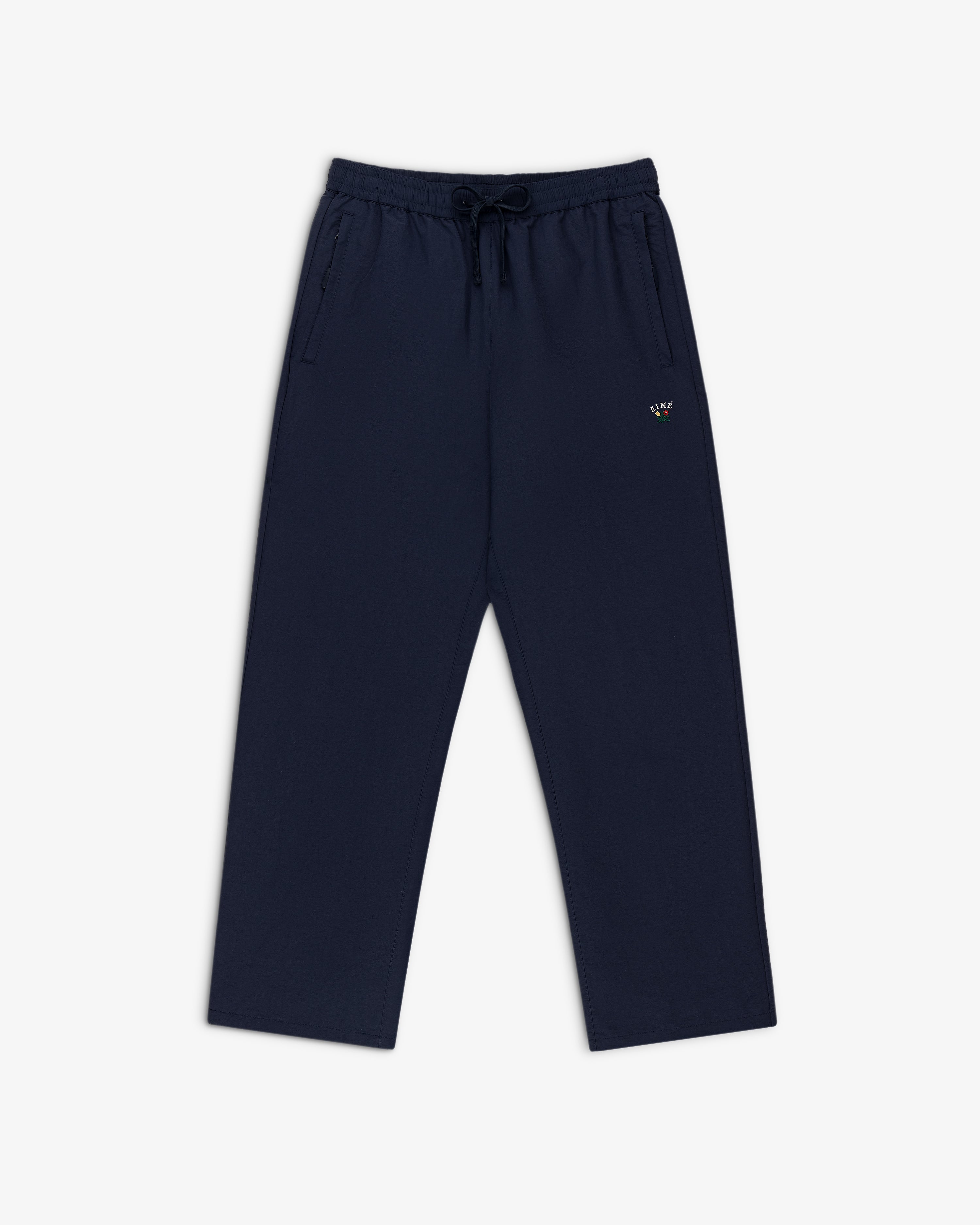 aim-leon-dore-crest-nylon-track-pant-navy-straight-fit image 2