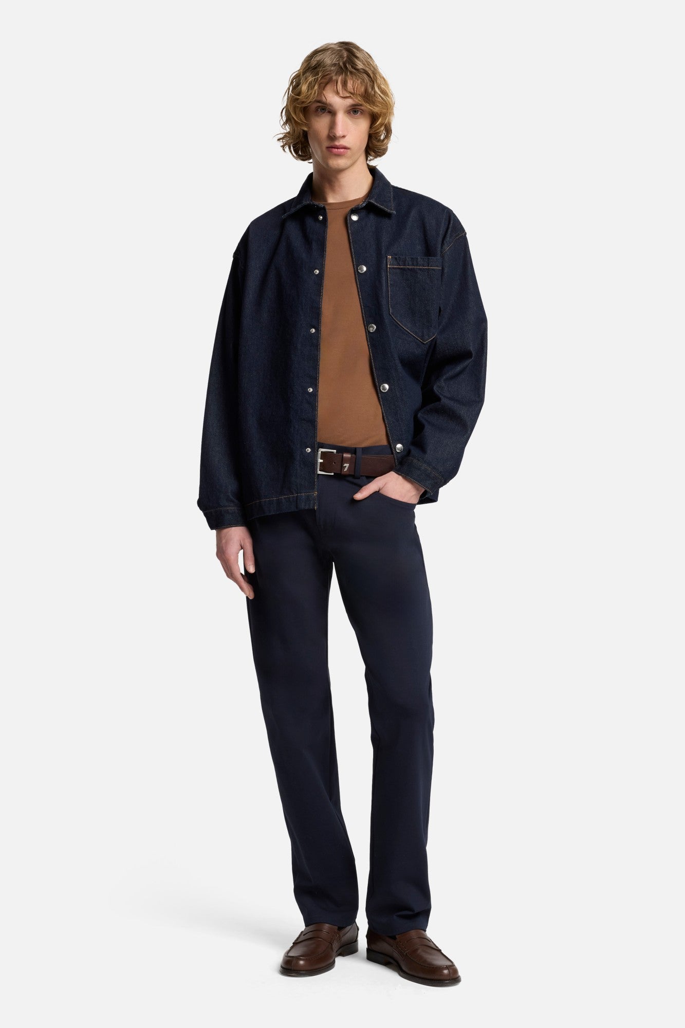 7-for-all-mankind-luxe-performance-knit-the-straight-hose-navy-herren image 2