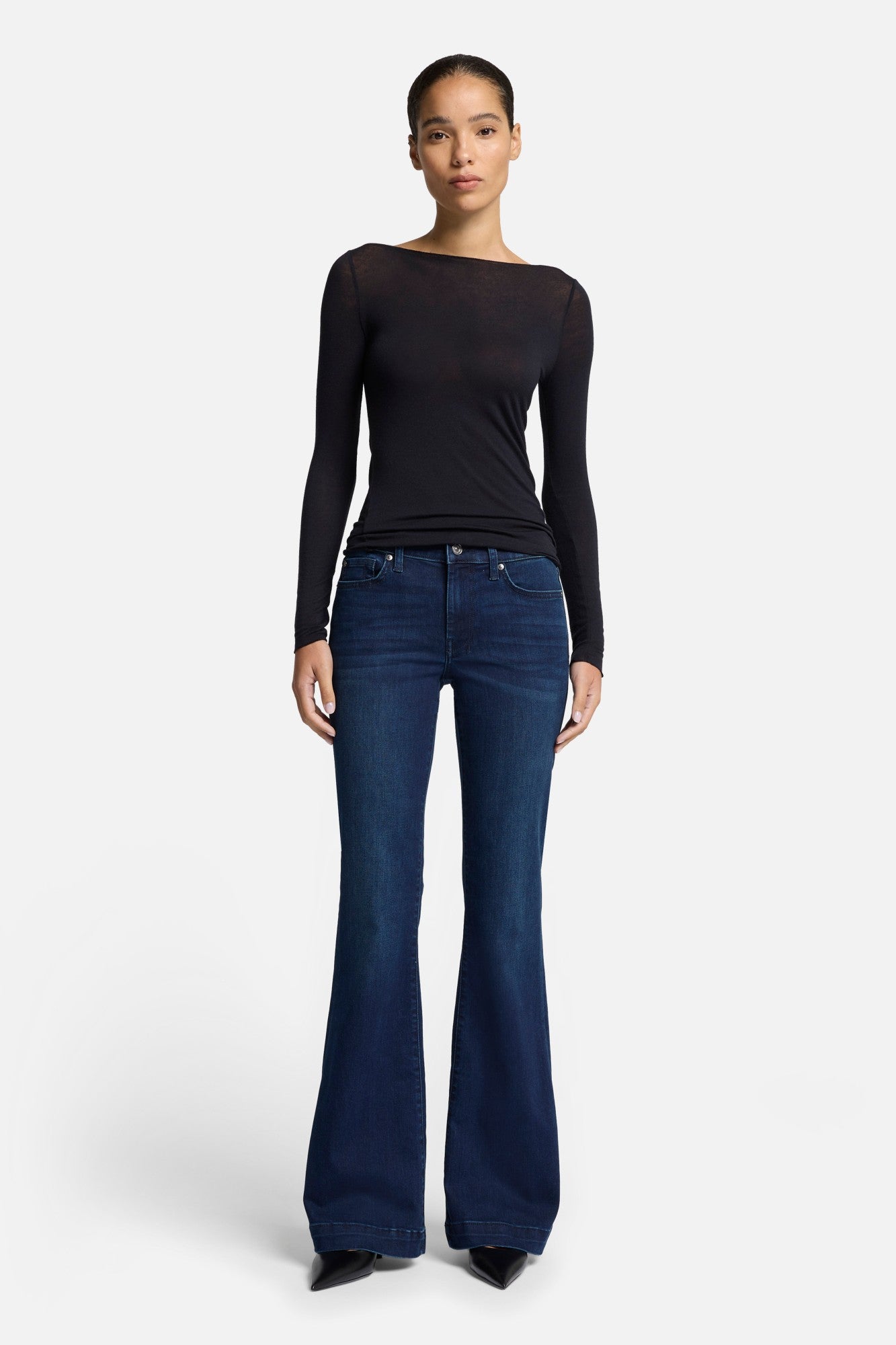 7-for-all-mankind-dojo-blue-black-santiago-wide-leg-jeans image 2