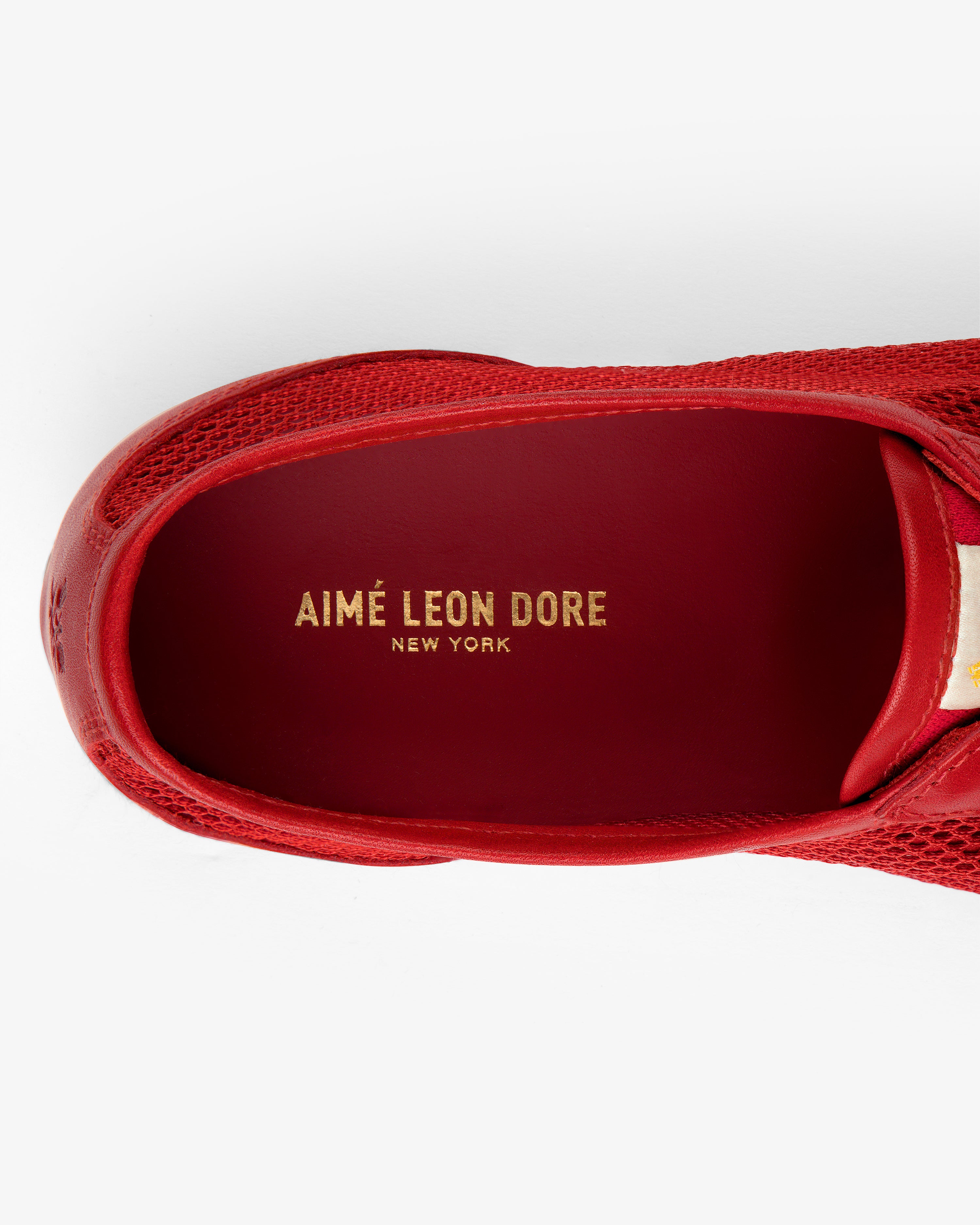 aim-leon-dore-low-profile-mesh-trainer-rote-damen-sneaker image 8