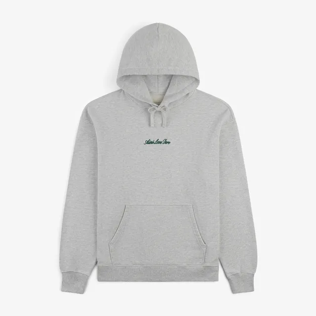 aim-leon-dore-embroidered-logo-hoodie-grauer-530-gsm-fleece-hoodie image 1