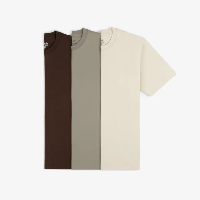 aim-leon-dore-multi-color-t-shirt-3-pack-braun-taupe-creme image 1